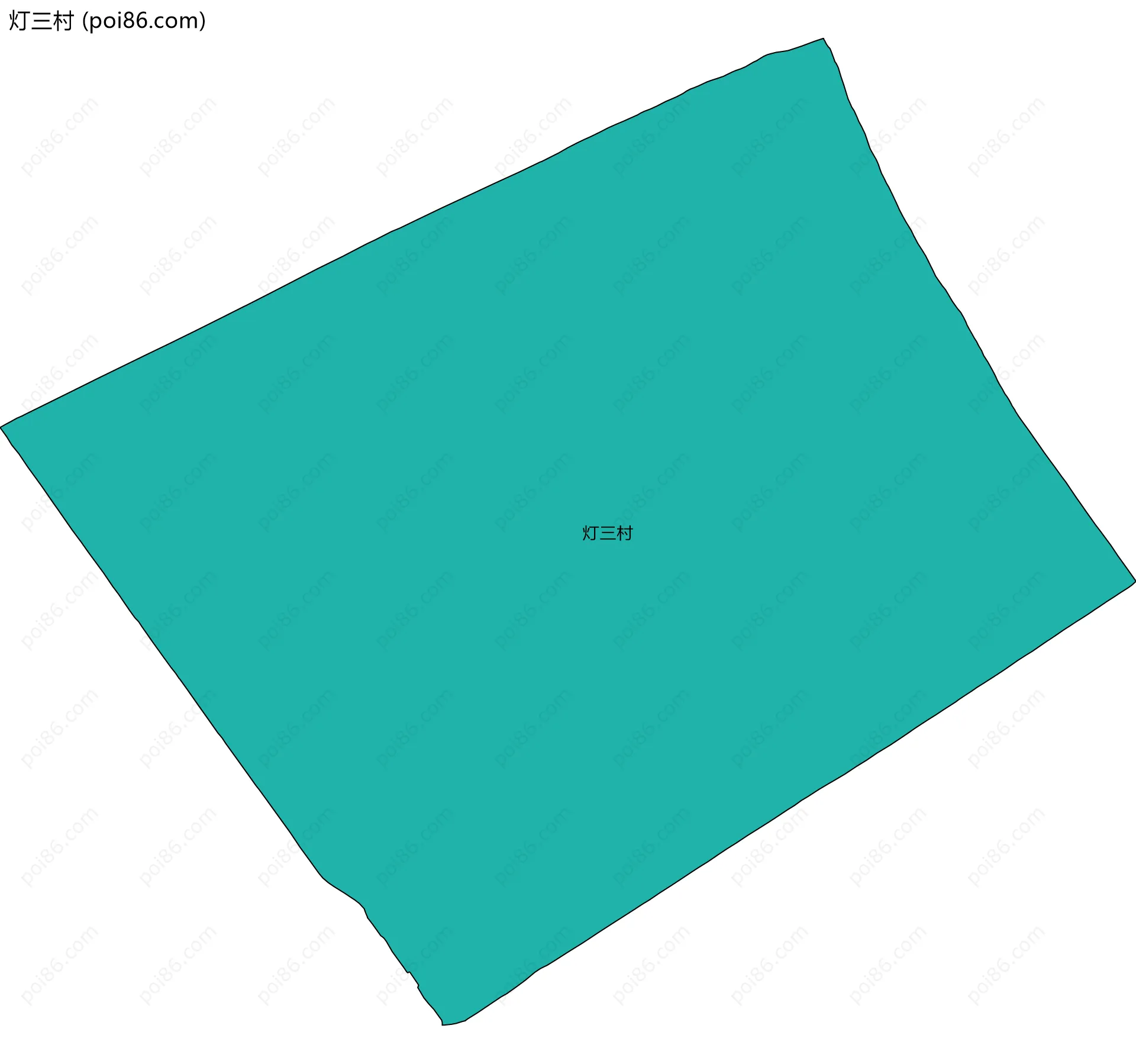 灯三村边界地图