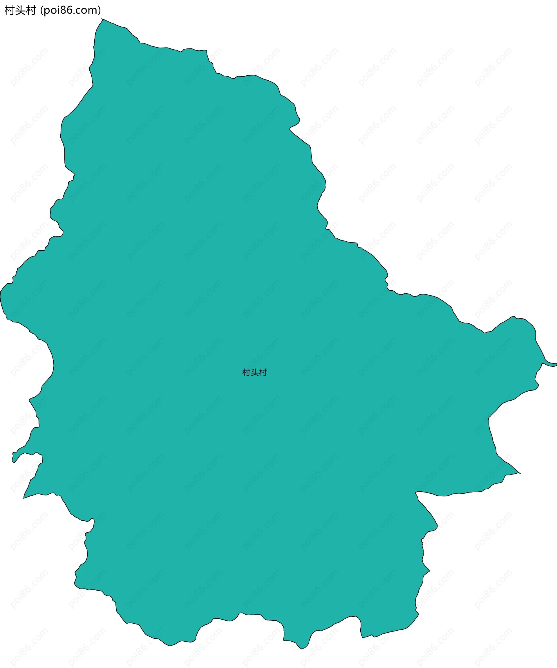 村头村边界地图