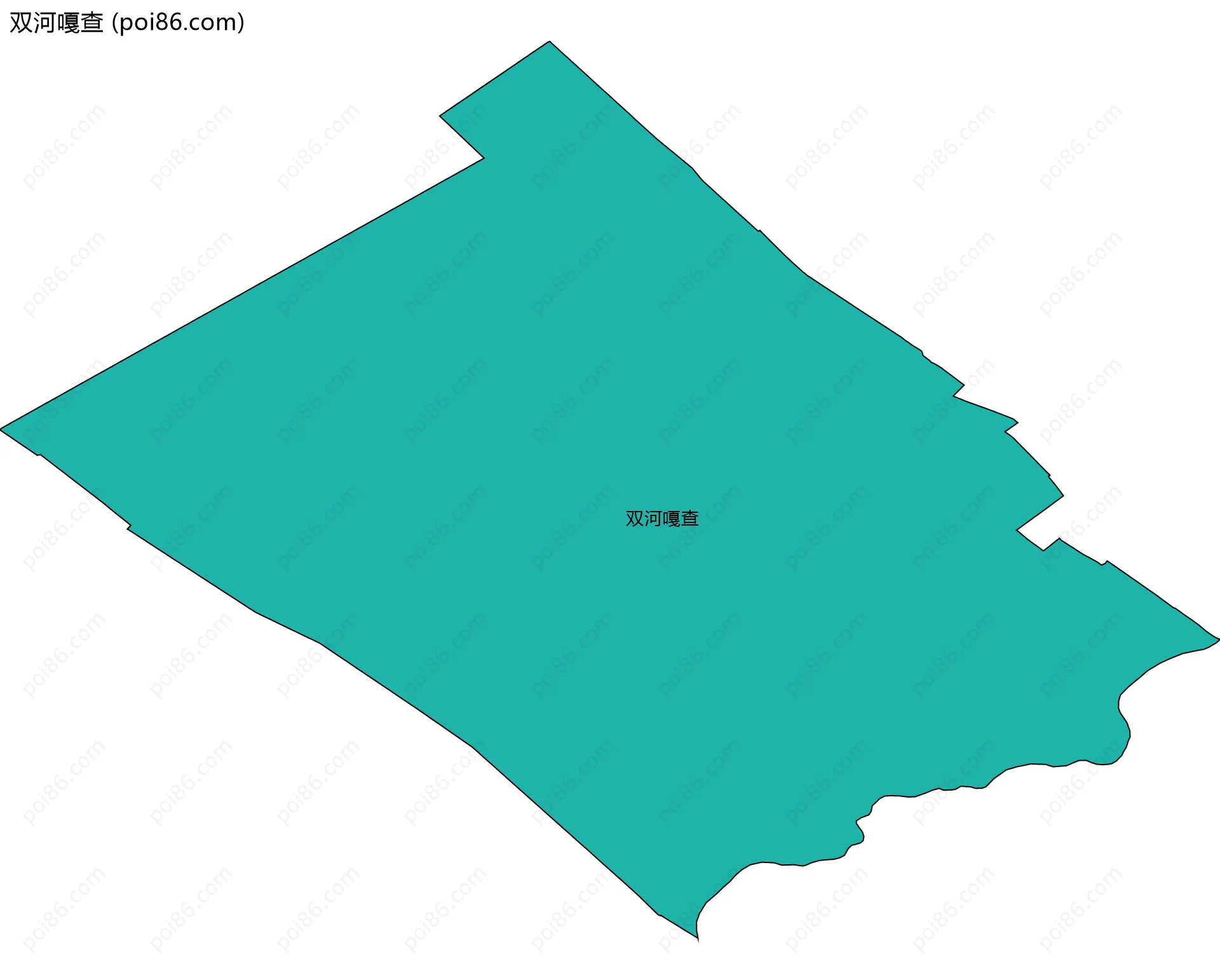 双河嘎查边界地图