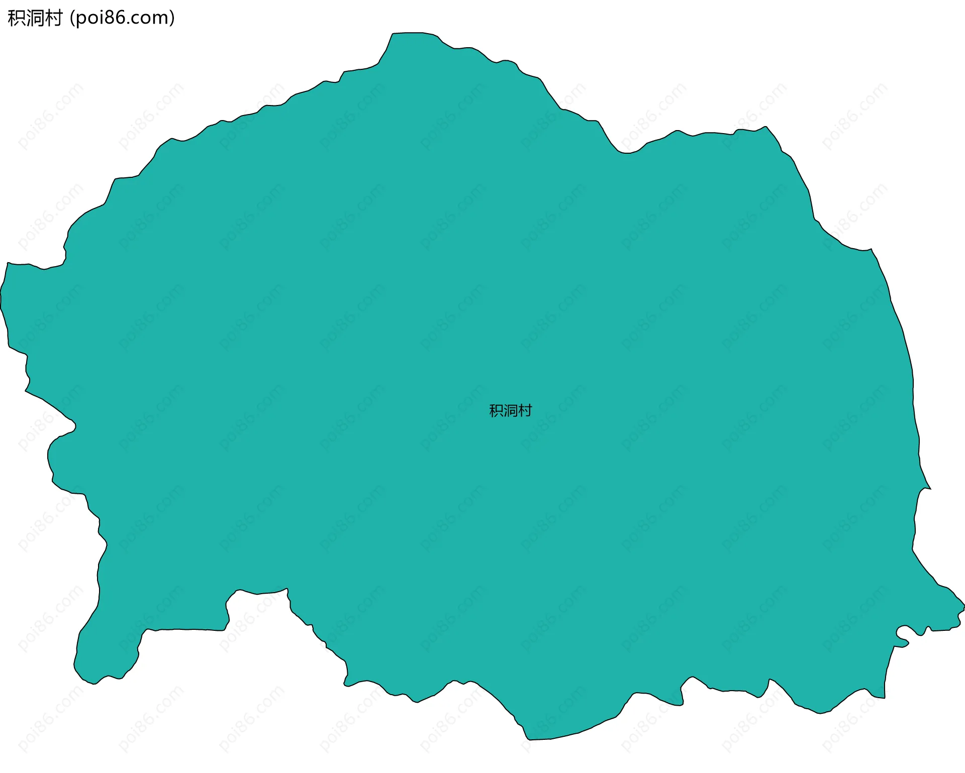 积洞村边界地图