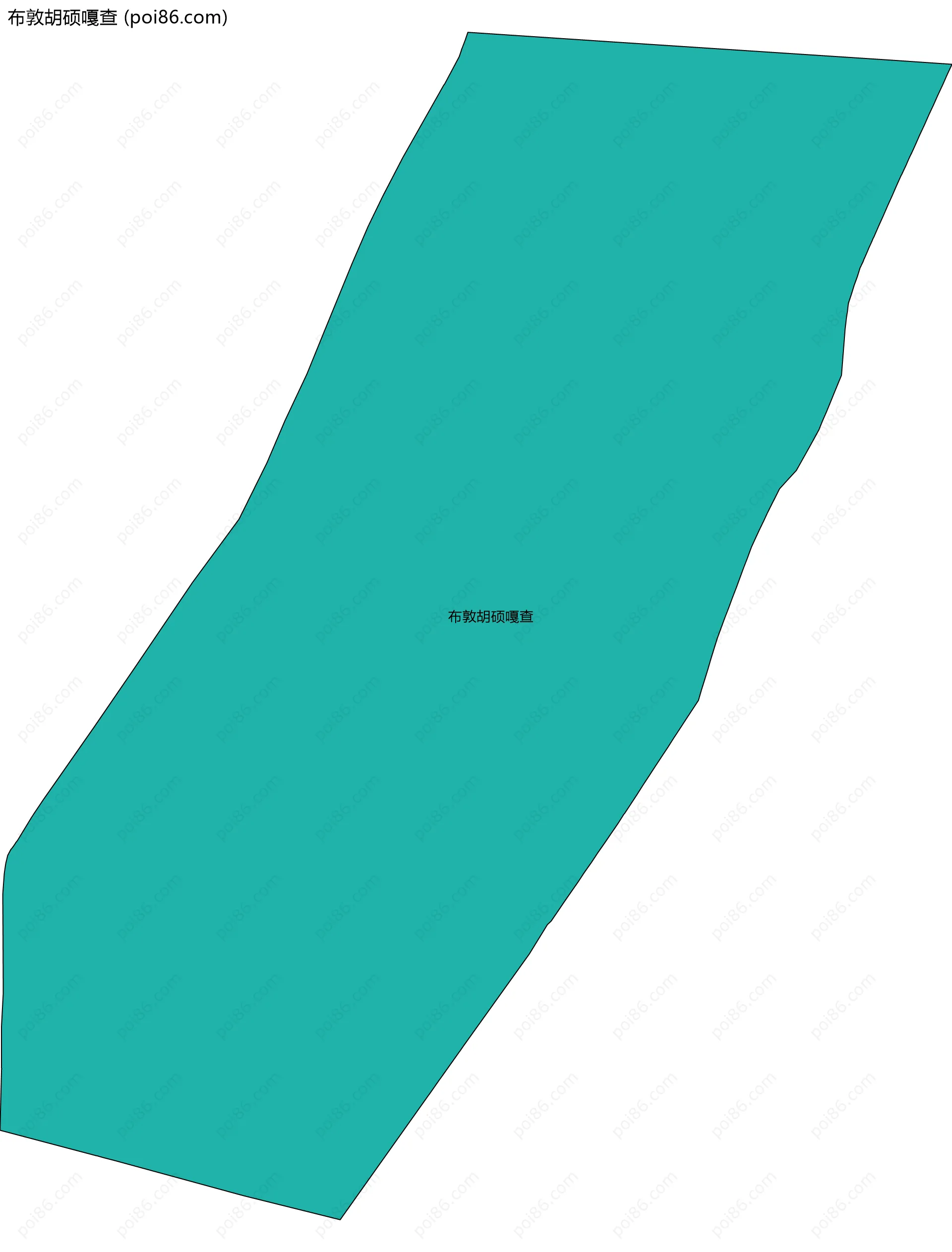 布敦胡硕嘎查边界地图