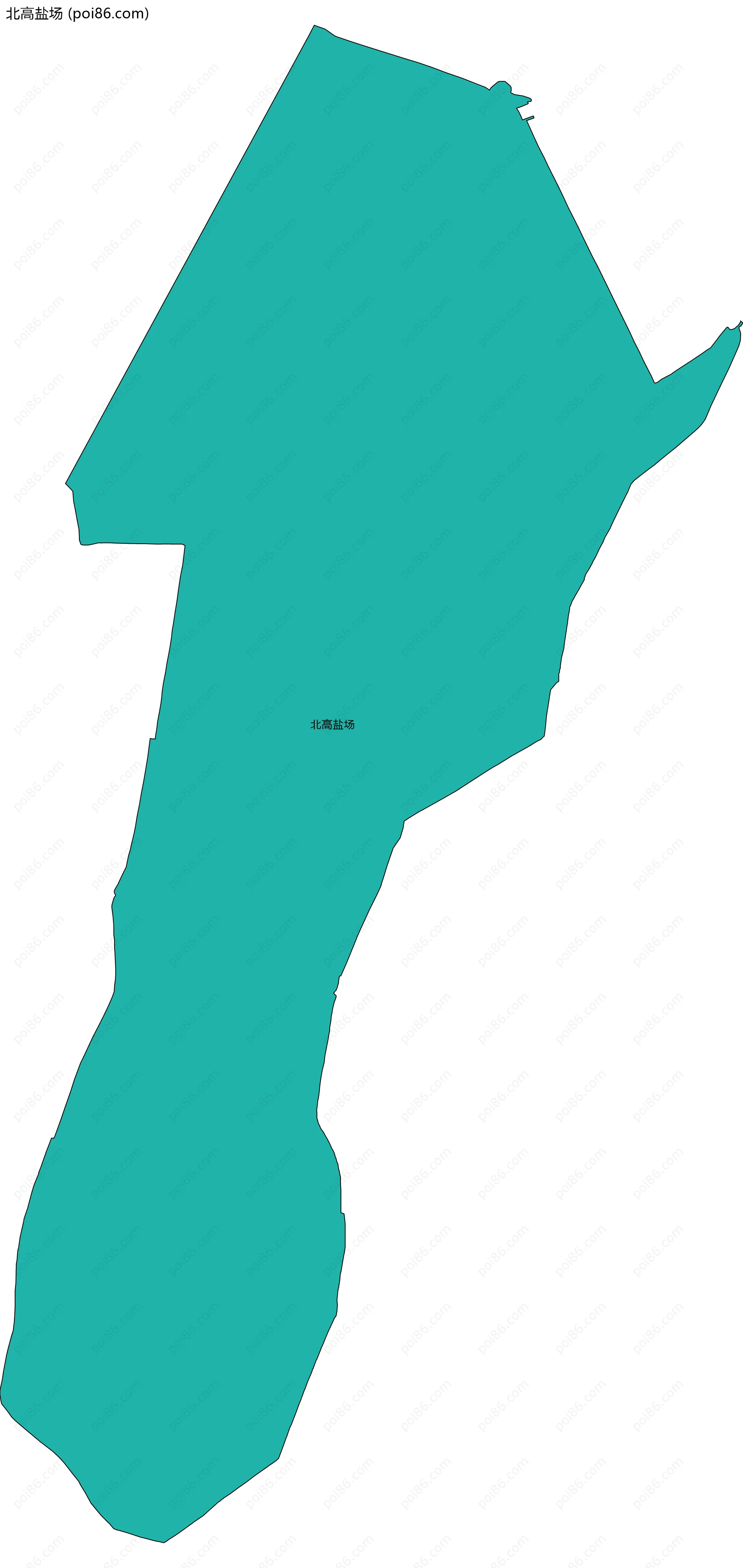 北高盐场边界地图
