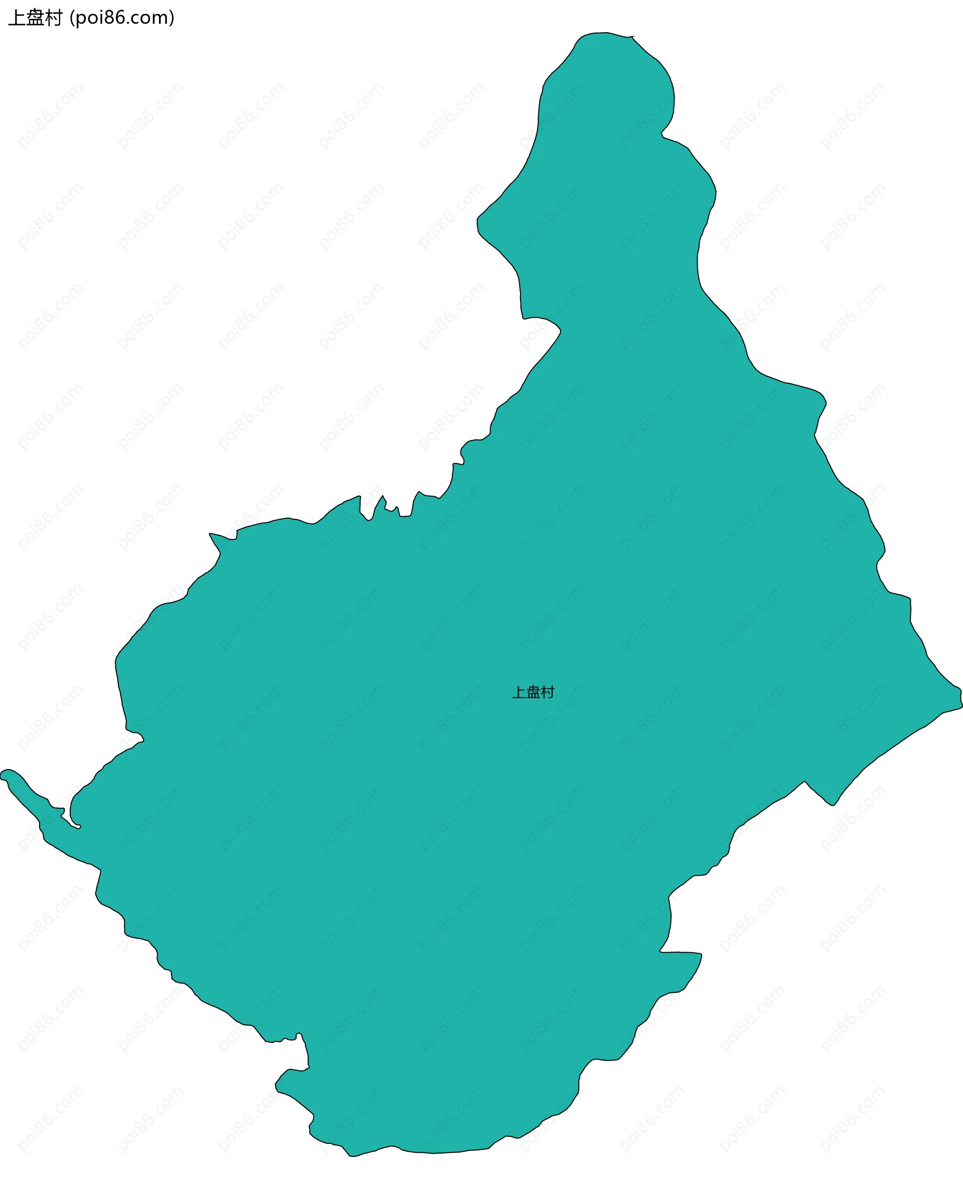 上盘村边界地图