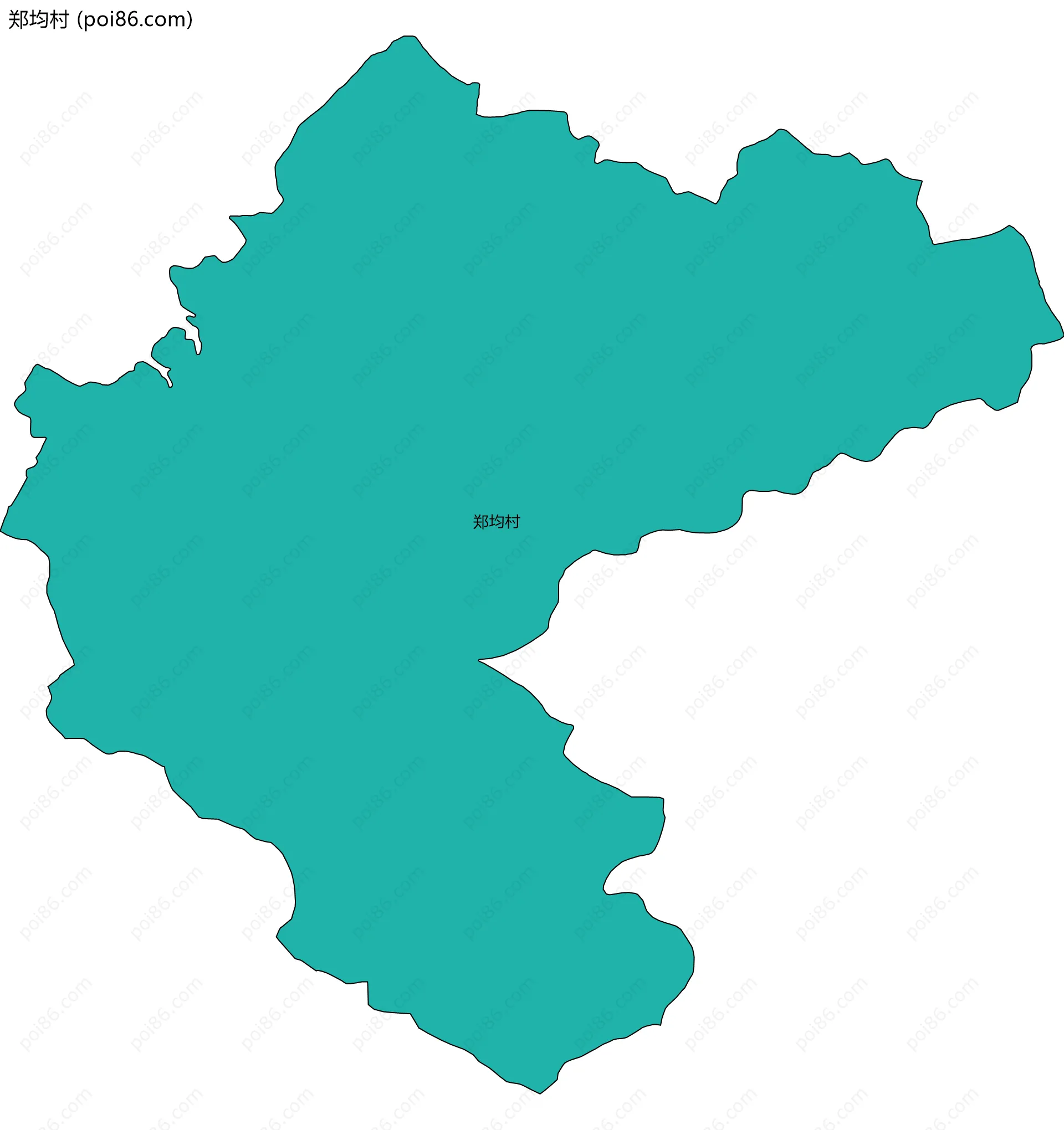 郑均村边界地图