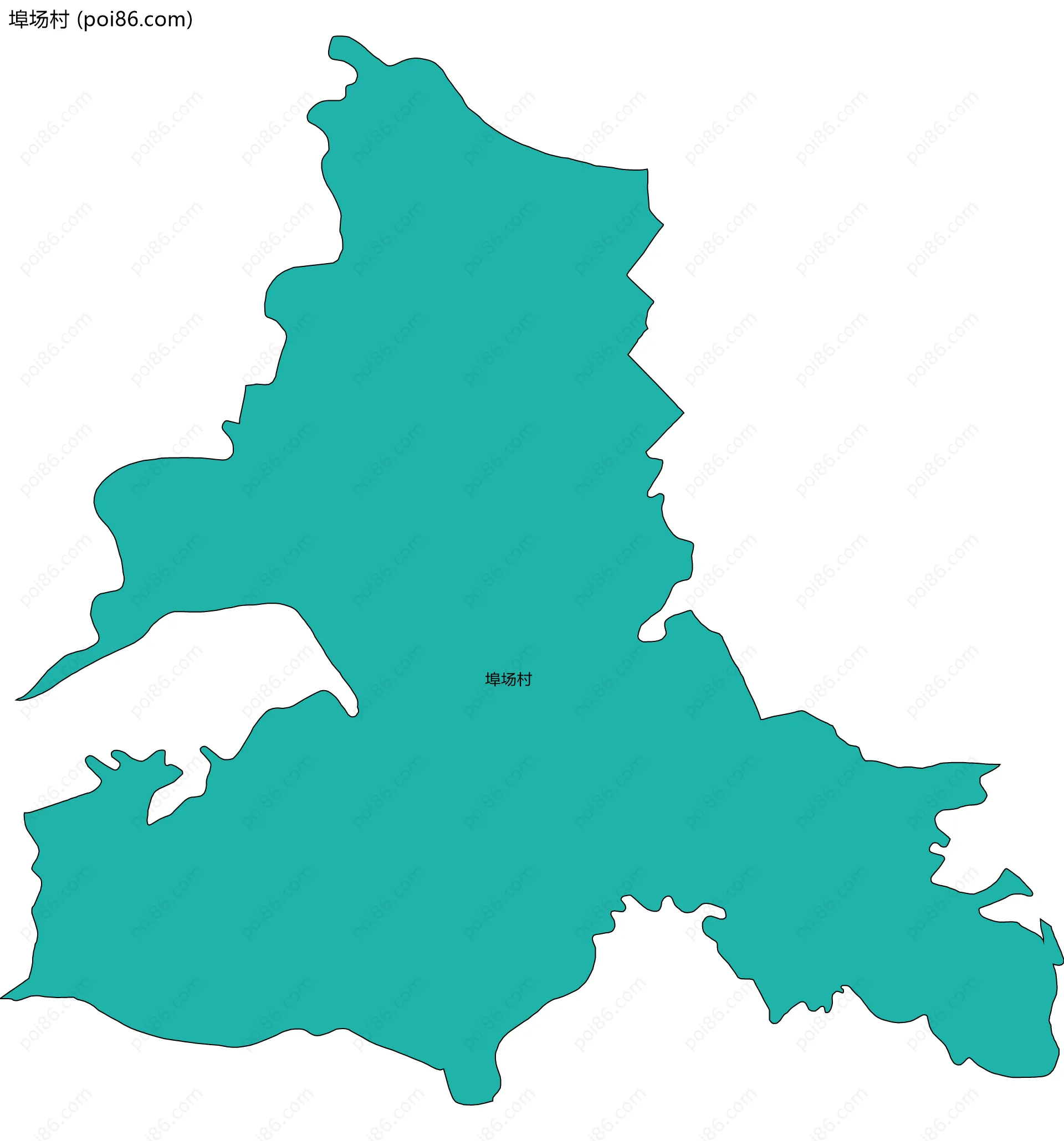 埠场村边界地图