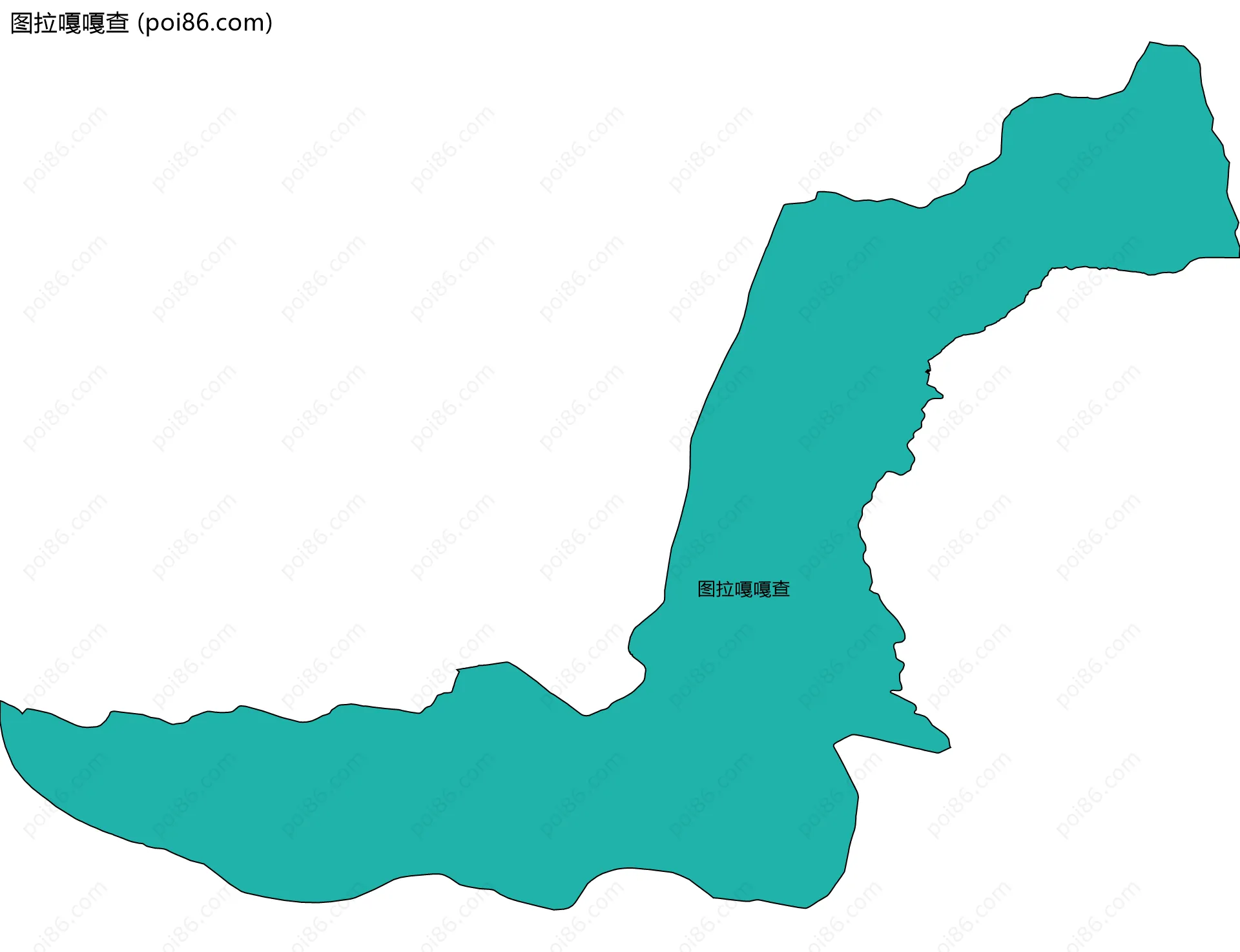 图拉嘎嘎查边界地图
