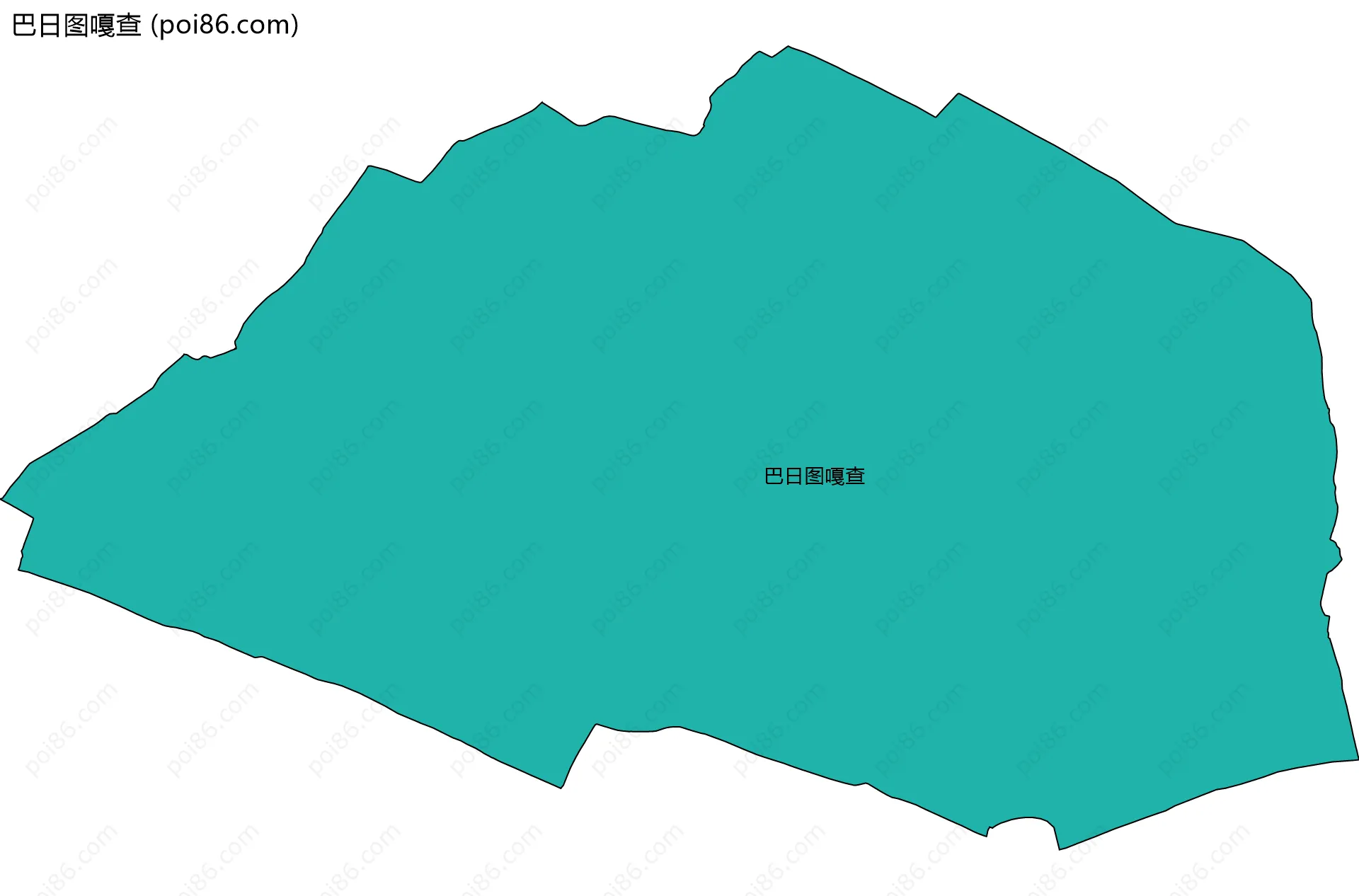 巴日图嘎查边界地图