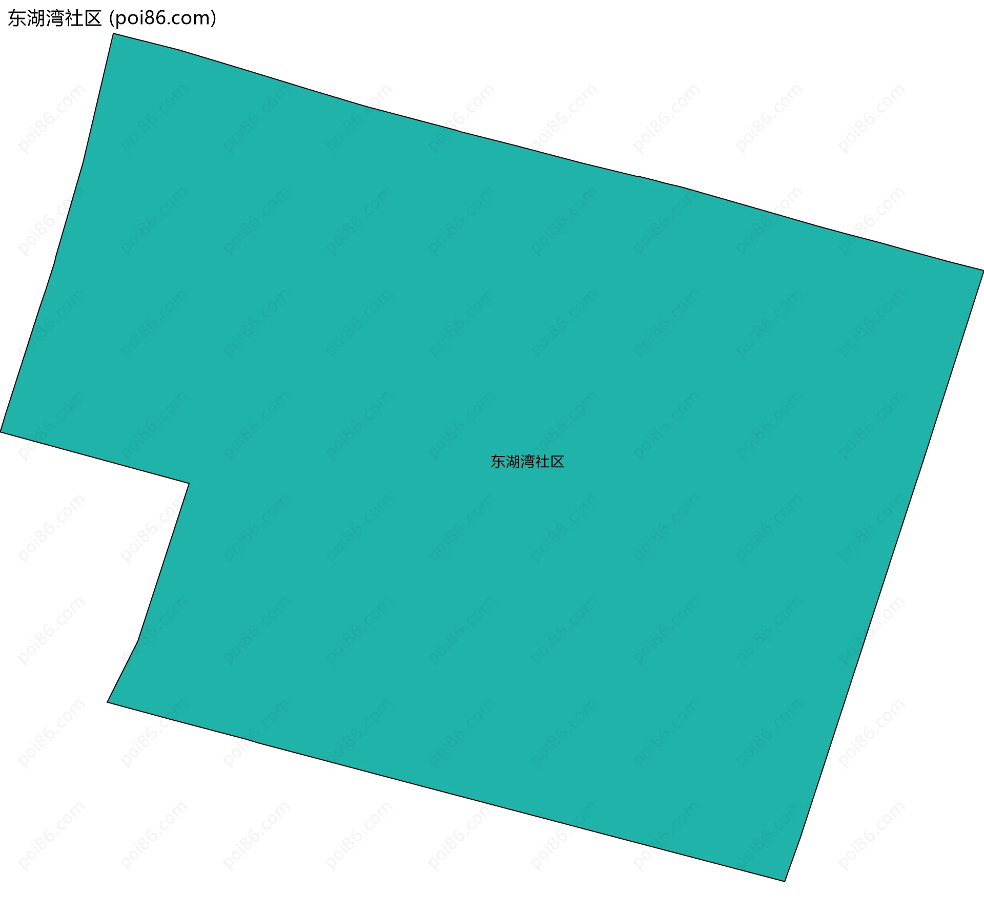 东湖湾社区边界地图