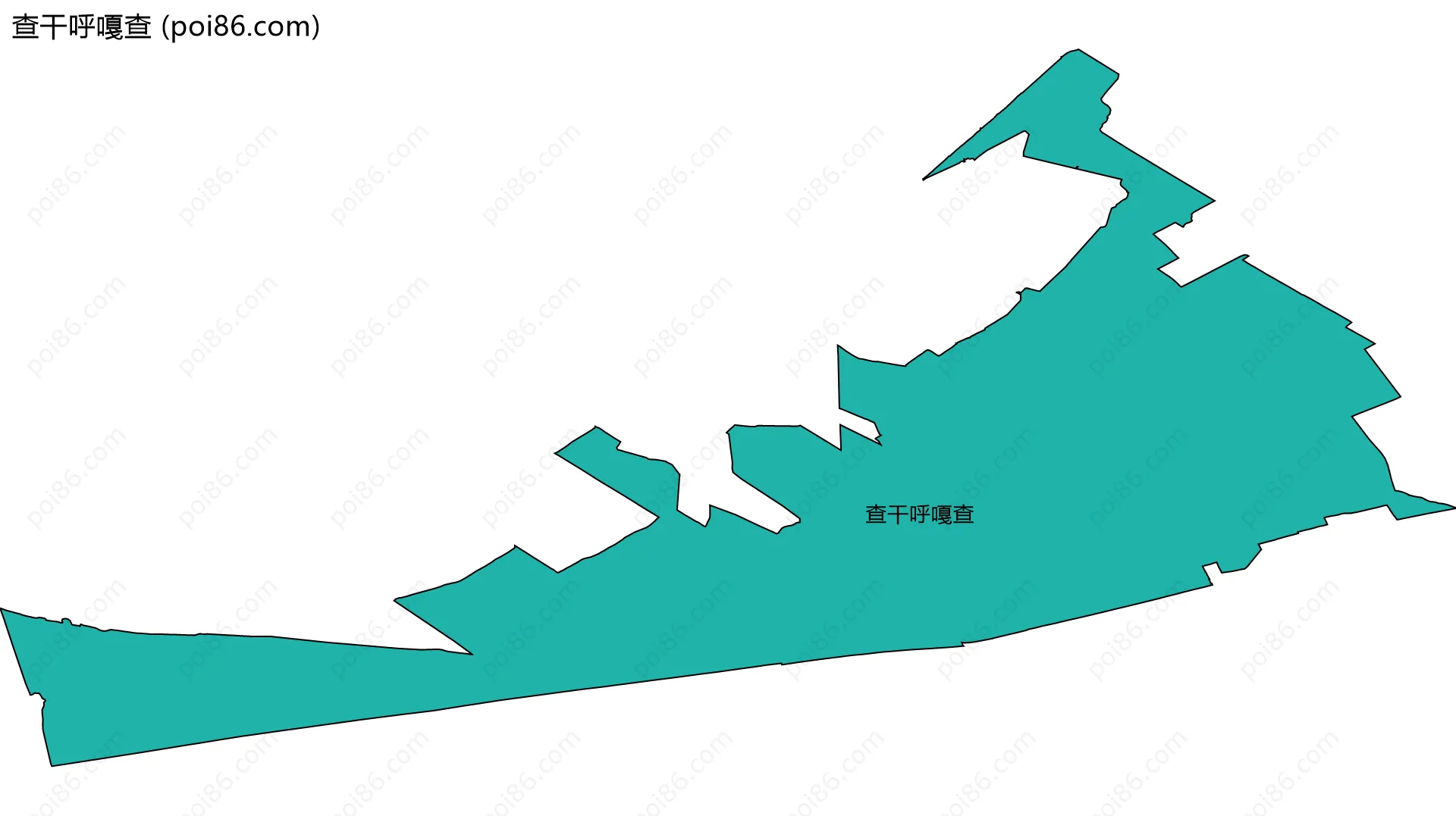 查干呼嘎查边界地图