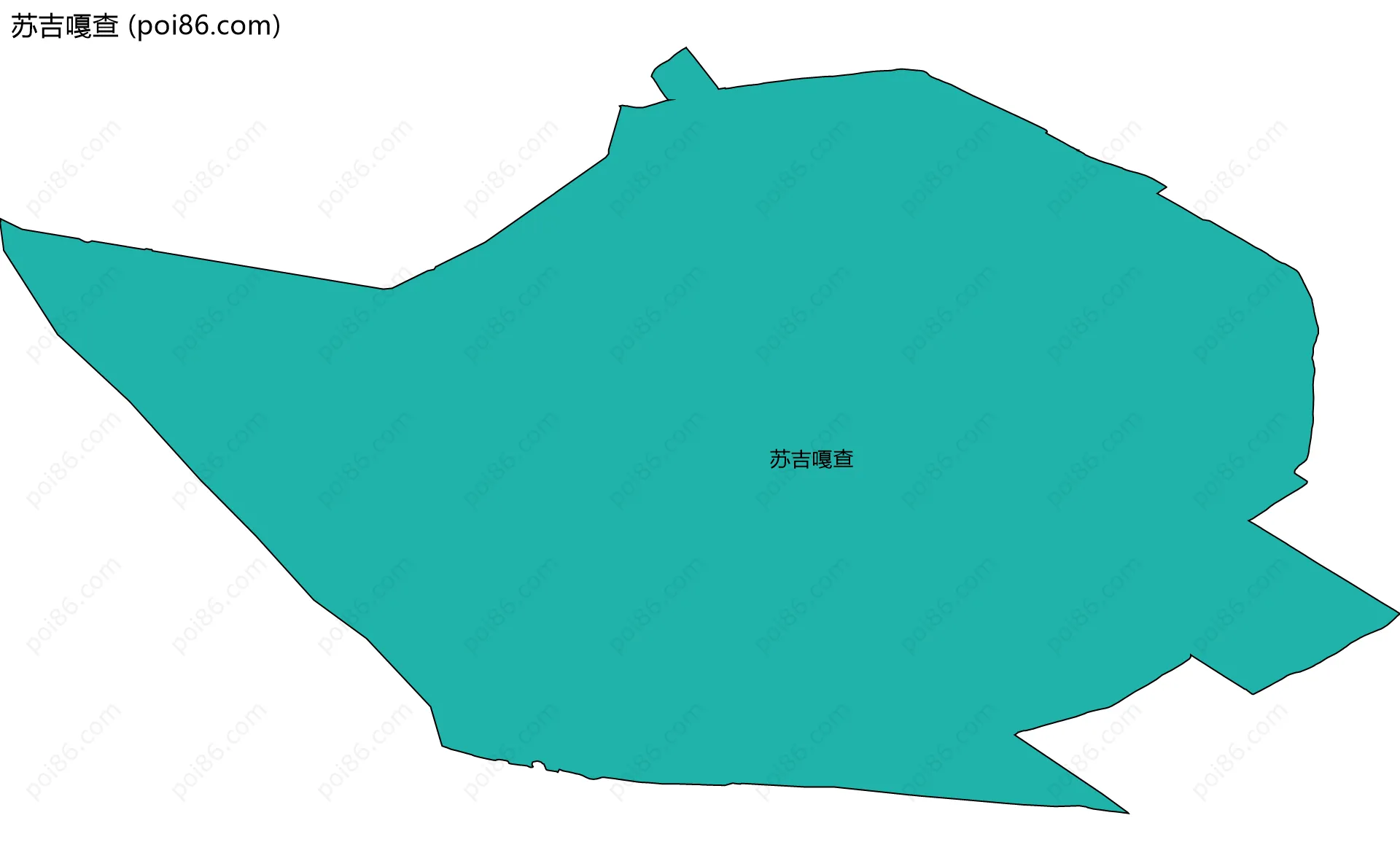 苏吉嘎查边界地图