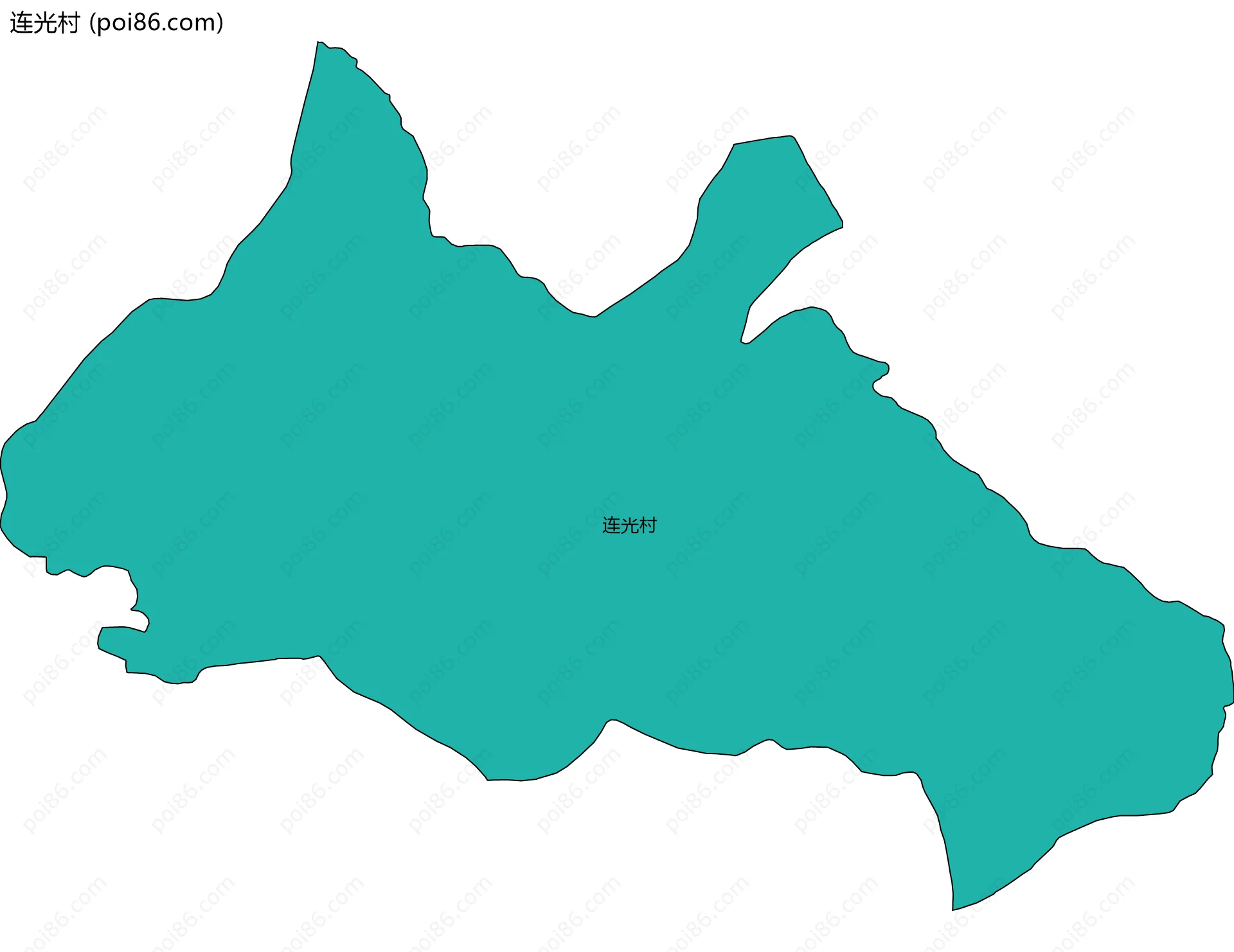 连光村边界地图