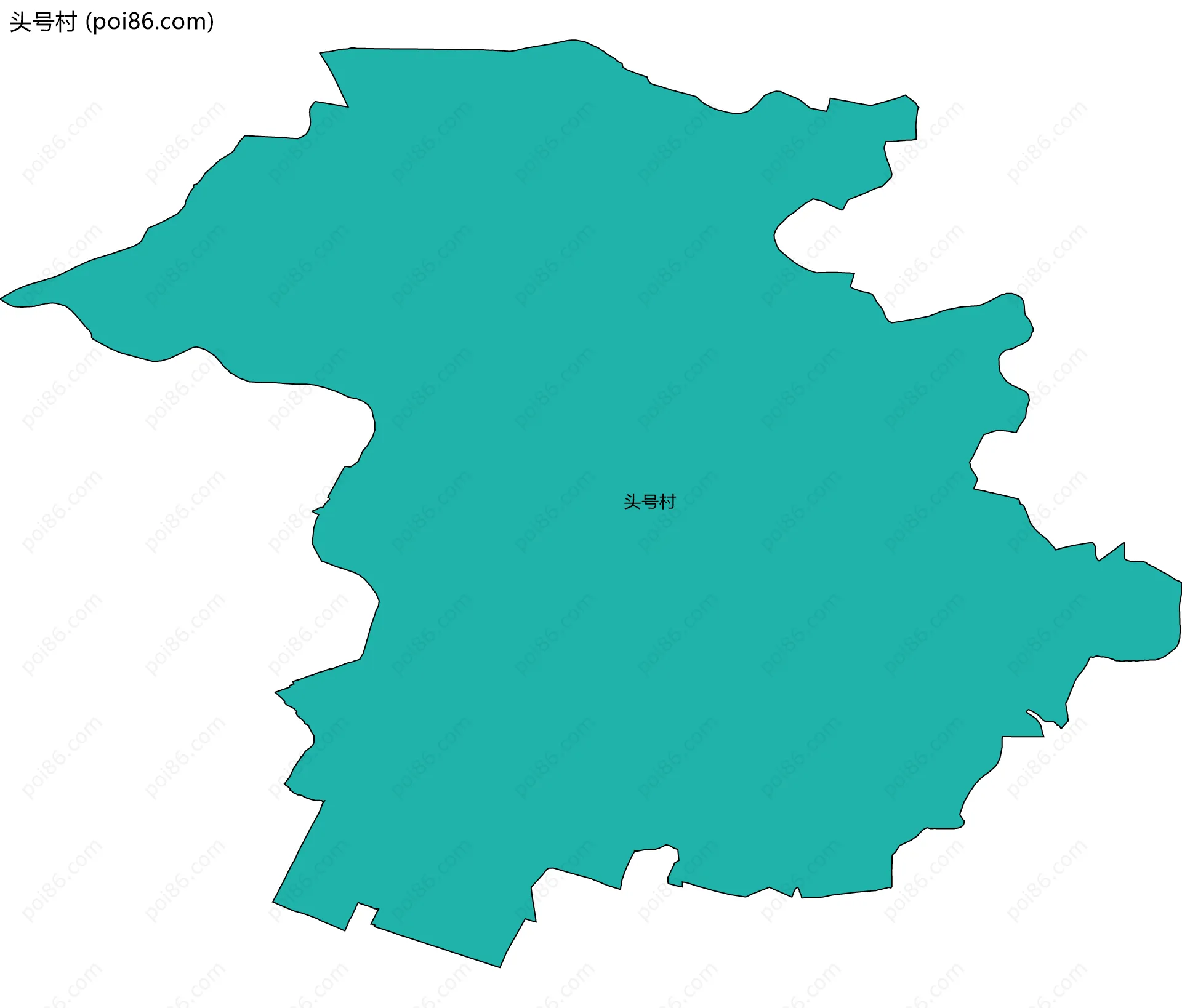 头号村边界地图