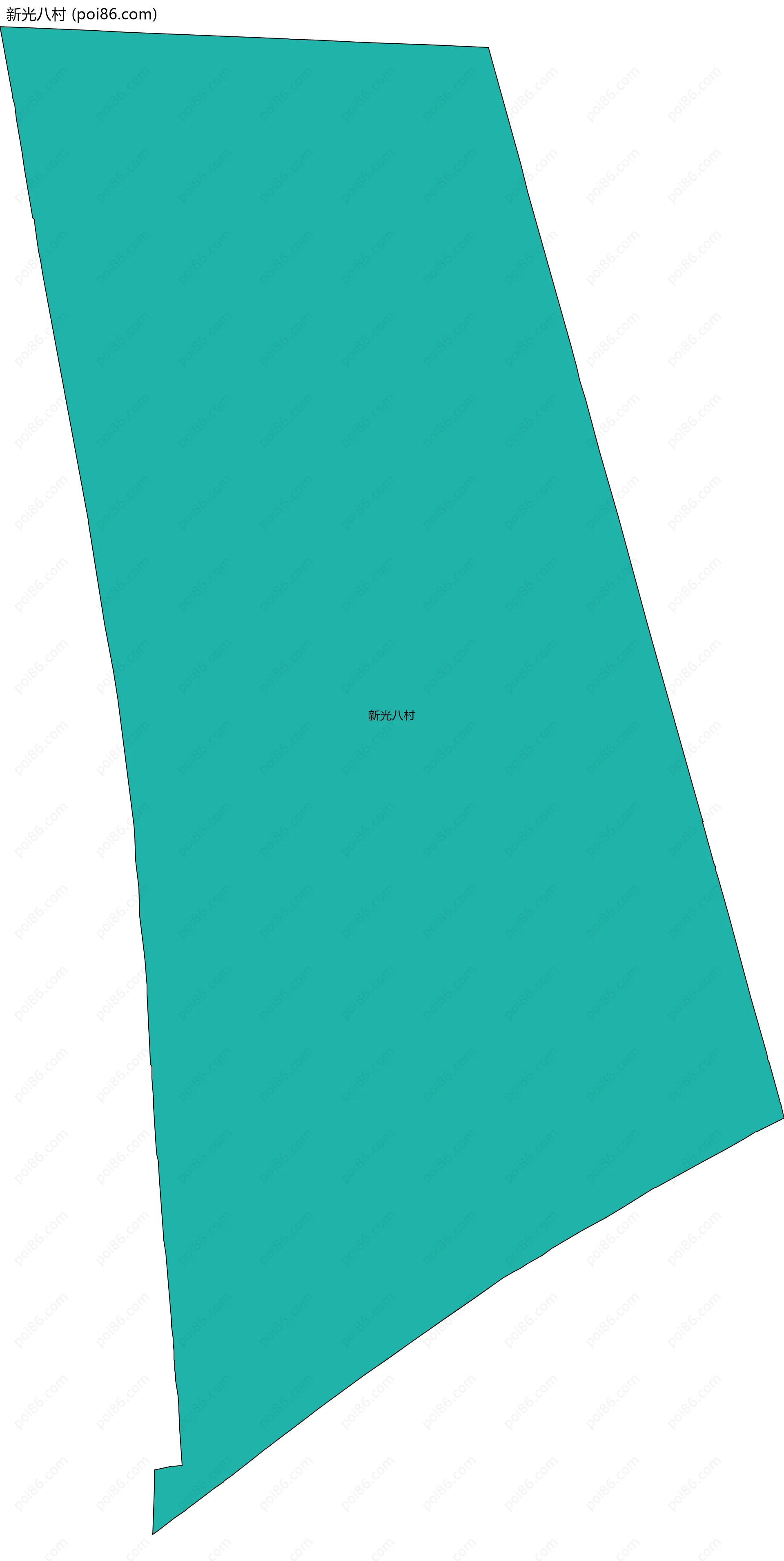 新光八村边界地图