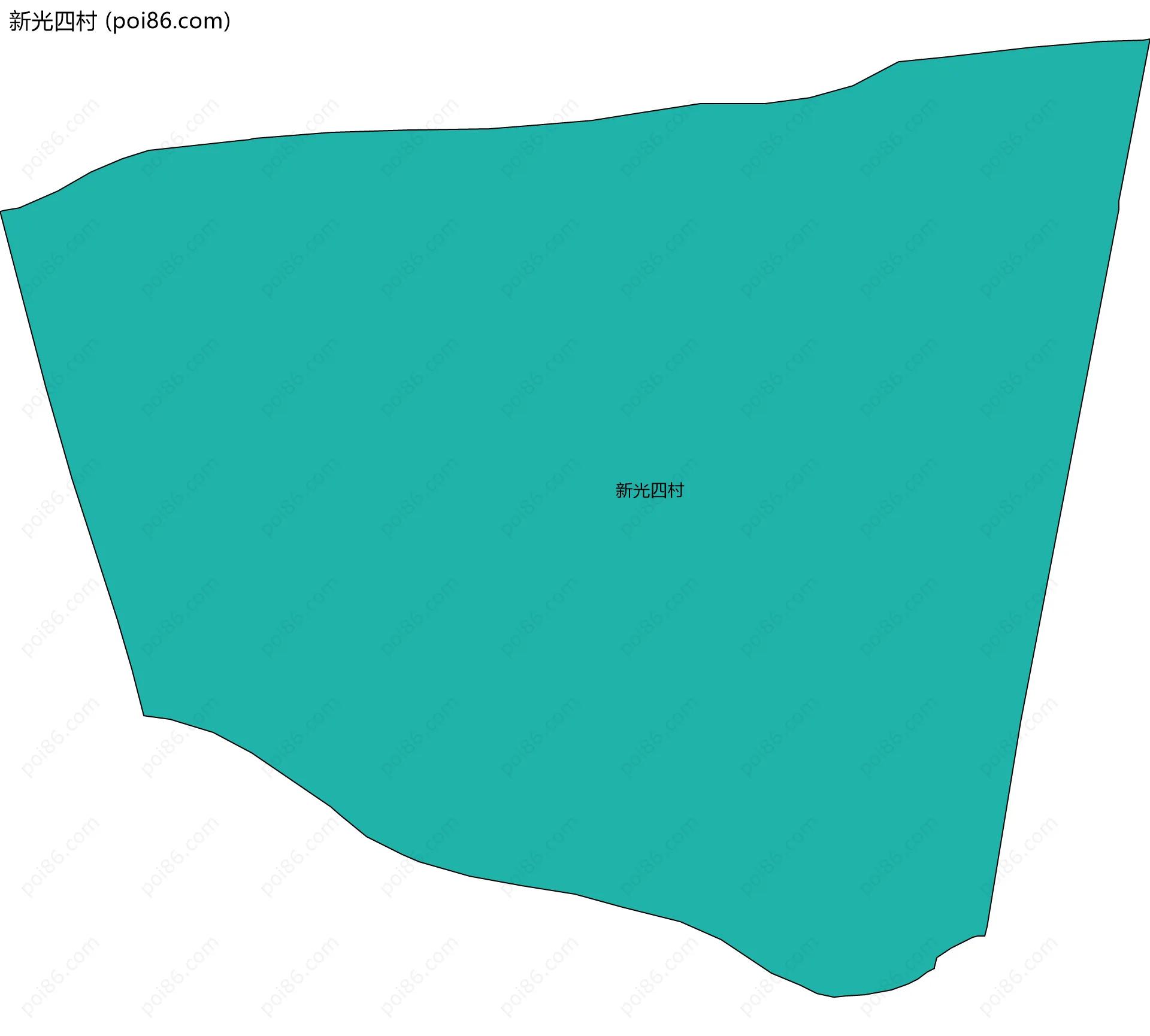 新光四村边界地图