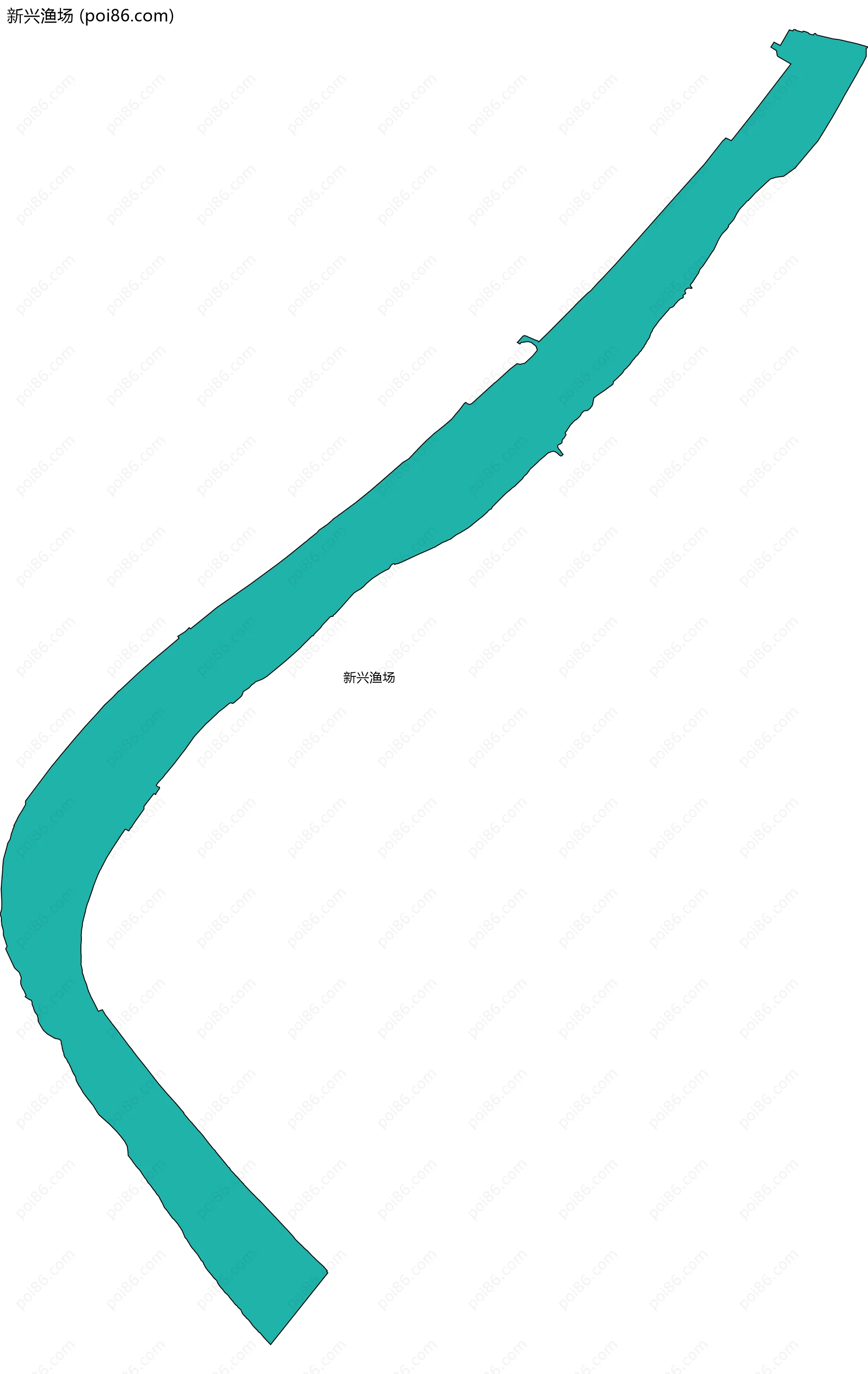 新兴渔场边界地图