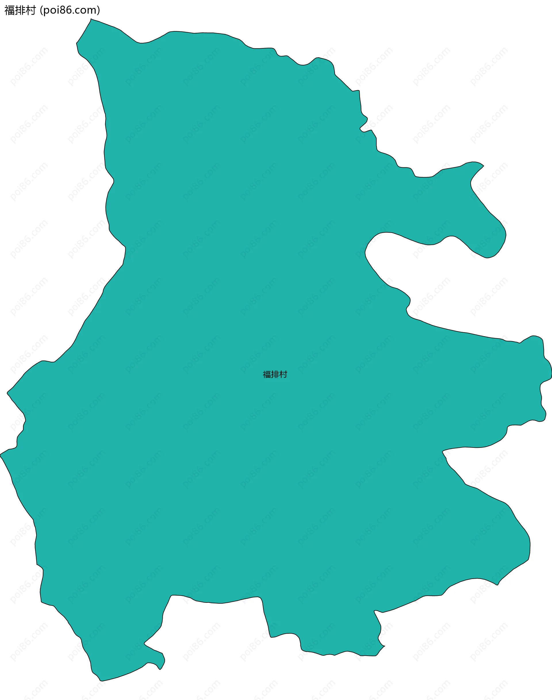 福排村边界地图