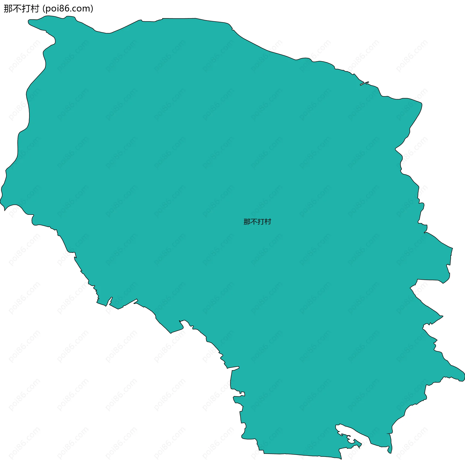 那不打村边界地图