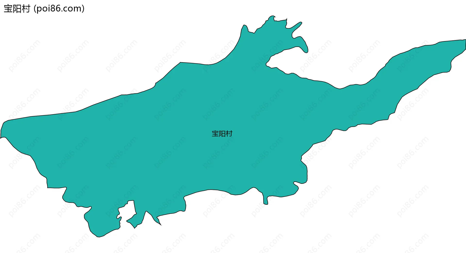 宝阳村边界地图