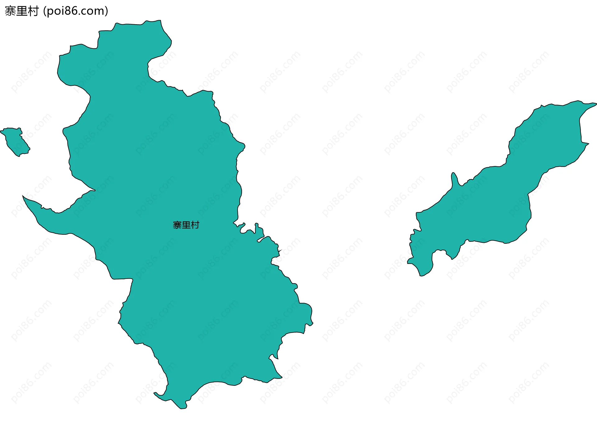 寨里村边界地图