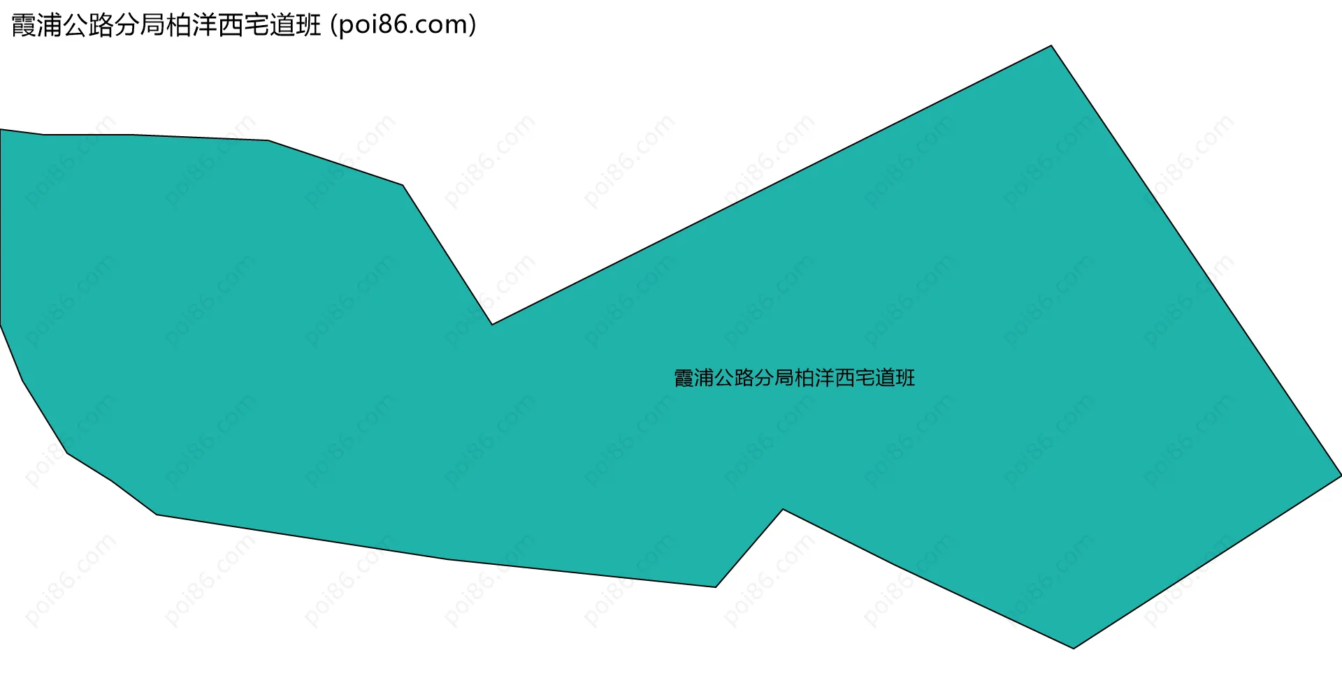 霞浦公路分局柏洋西宅道班边界地图
