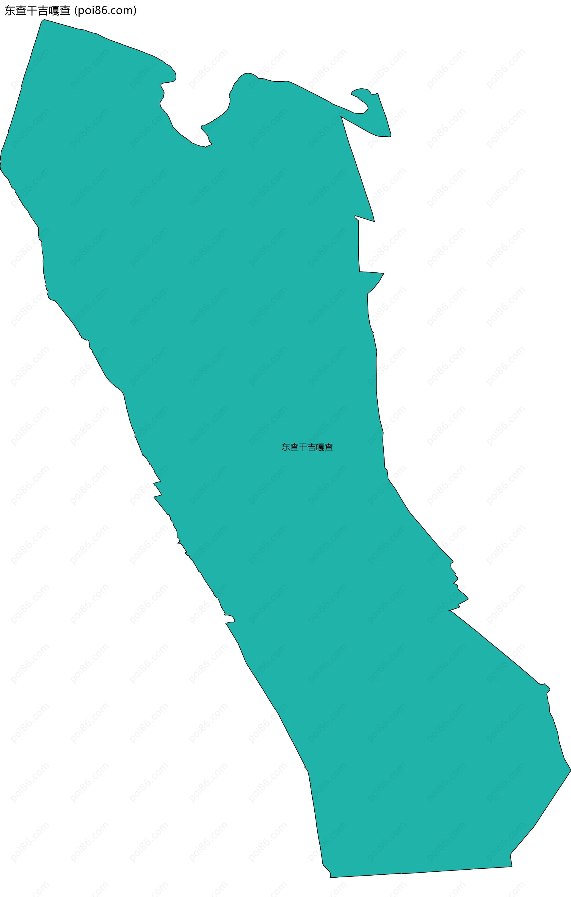 东查干吉嘎查边界地图