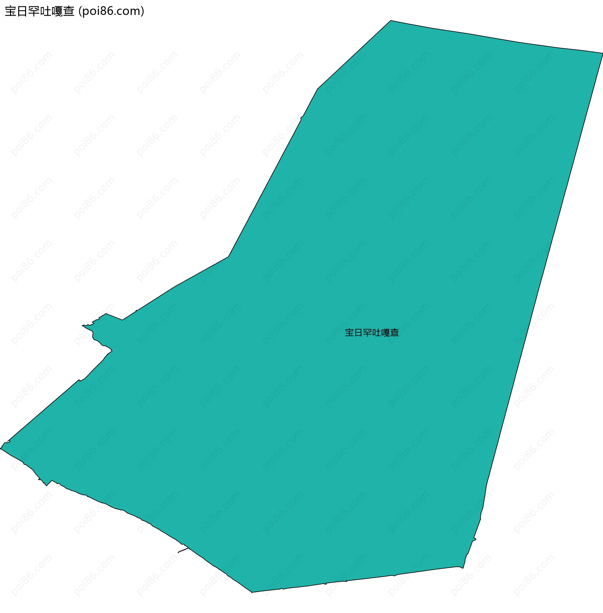 宝日罕吐嘎查边界地图