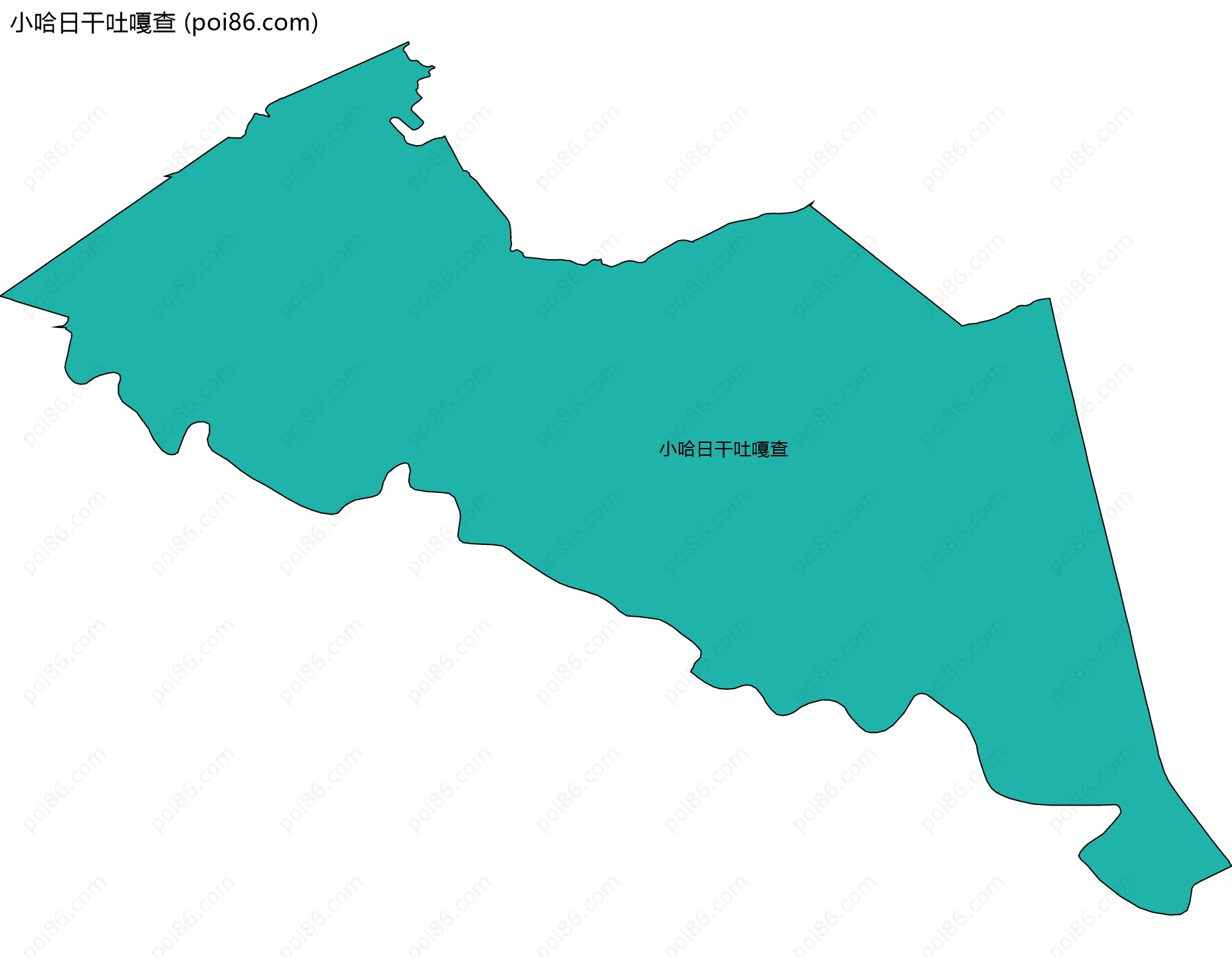 小哈日干吐嘎查边界地图