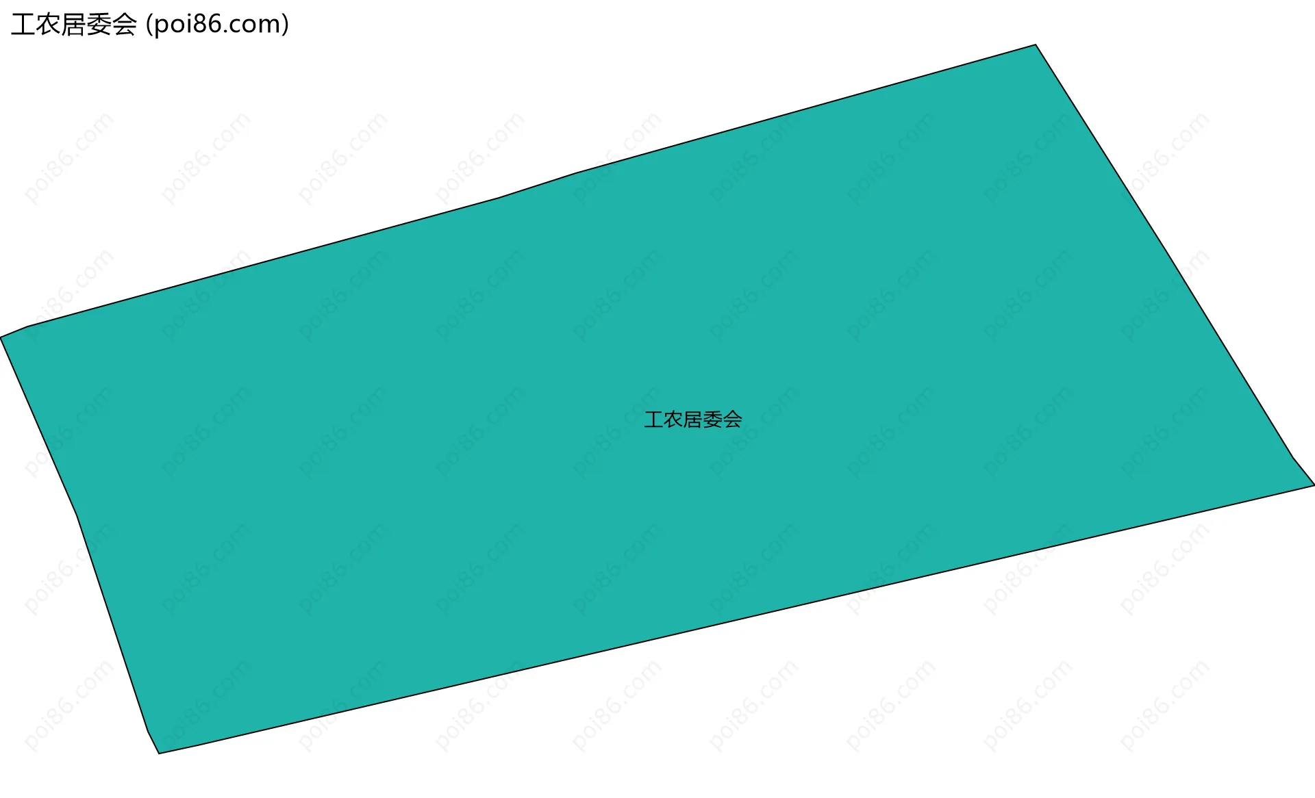 工农居委会边界地图