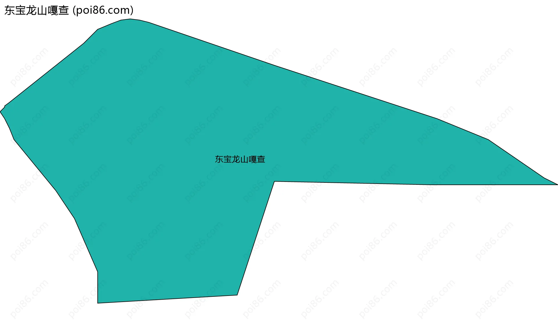 东宝龙山嘎查边界地图