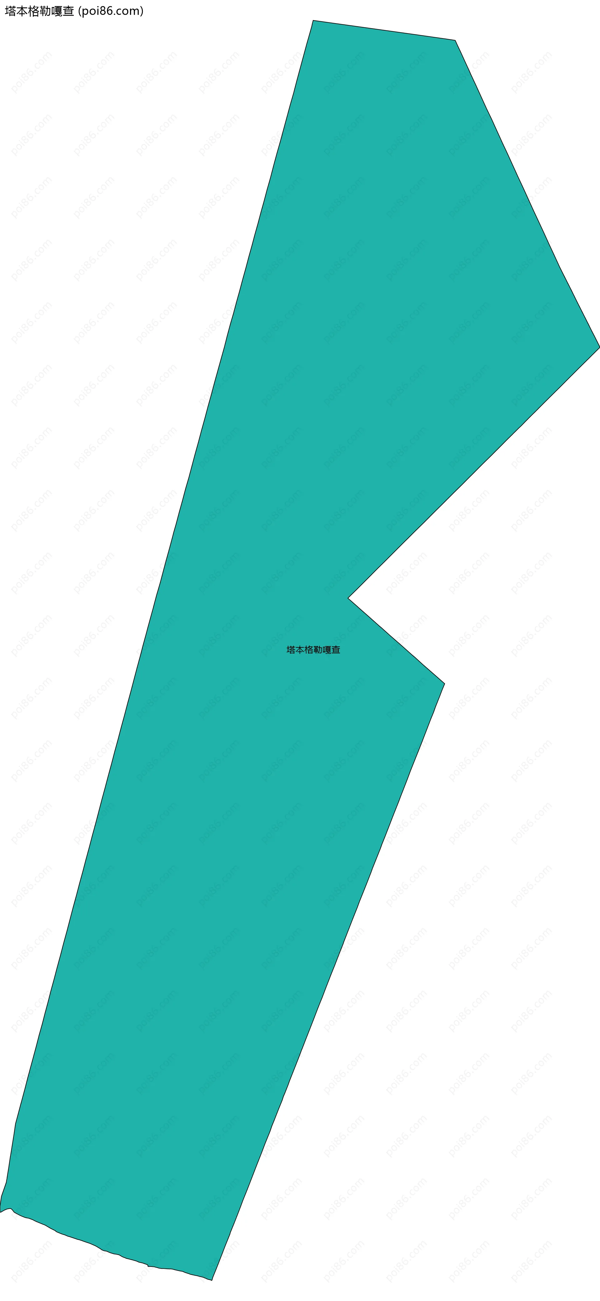 塔本格勒嘎查边界地图