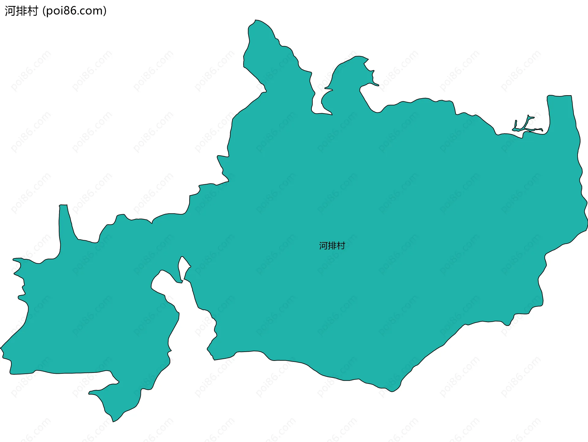 河排村边界地图