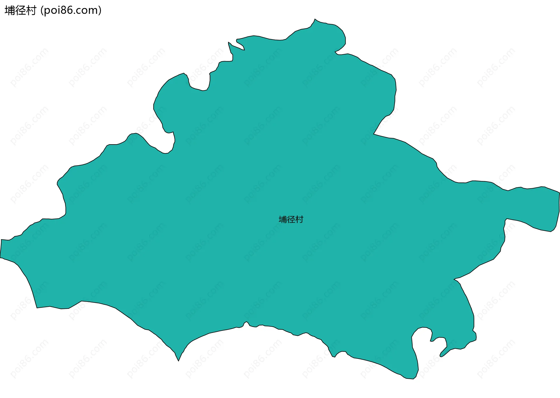 埔径村边界地图