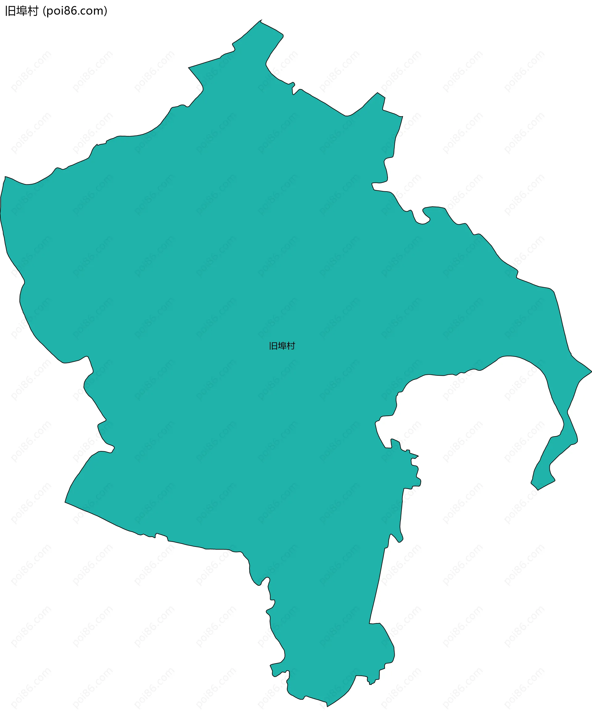 旧埠村边界地图