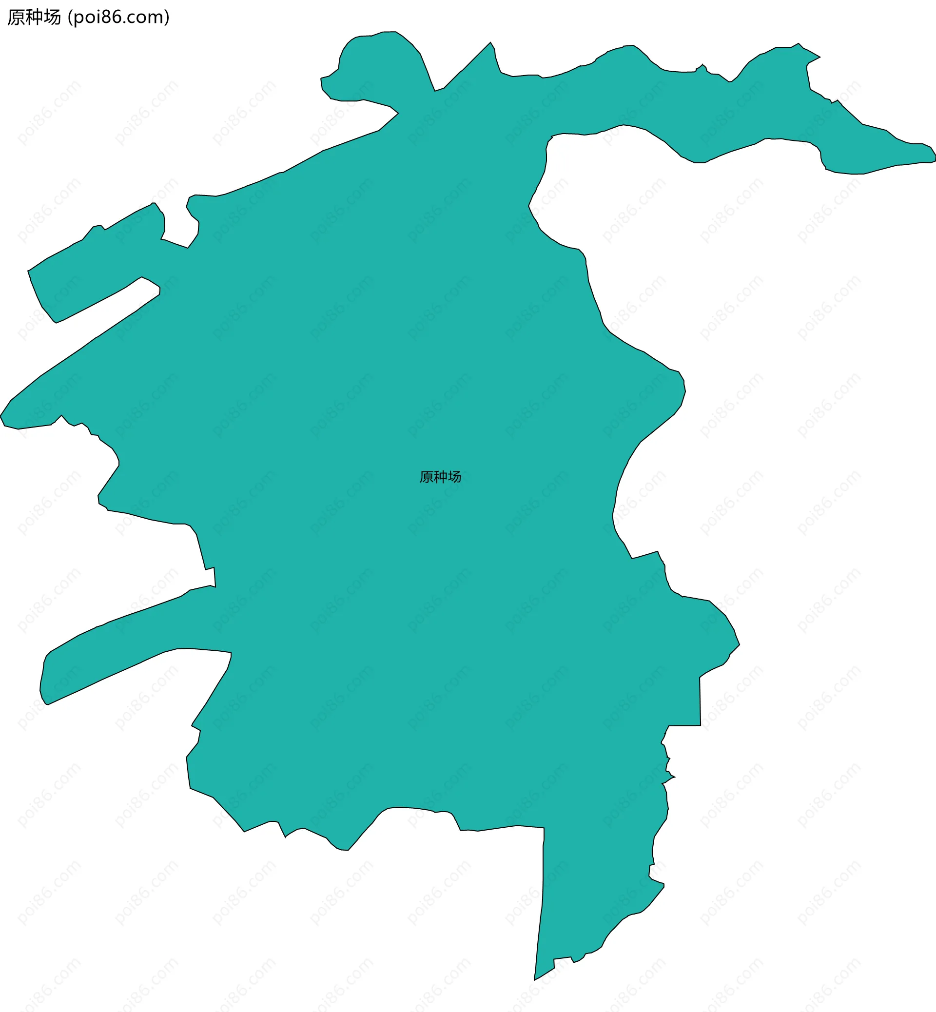 原种场边界地图