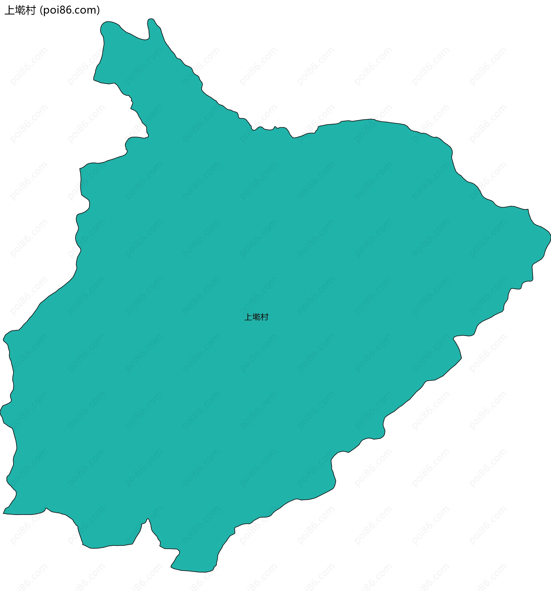 上墘村边界地图