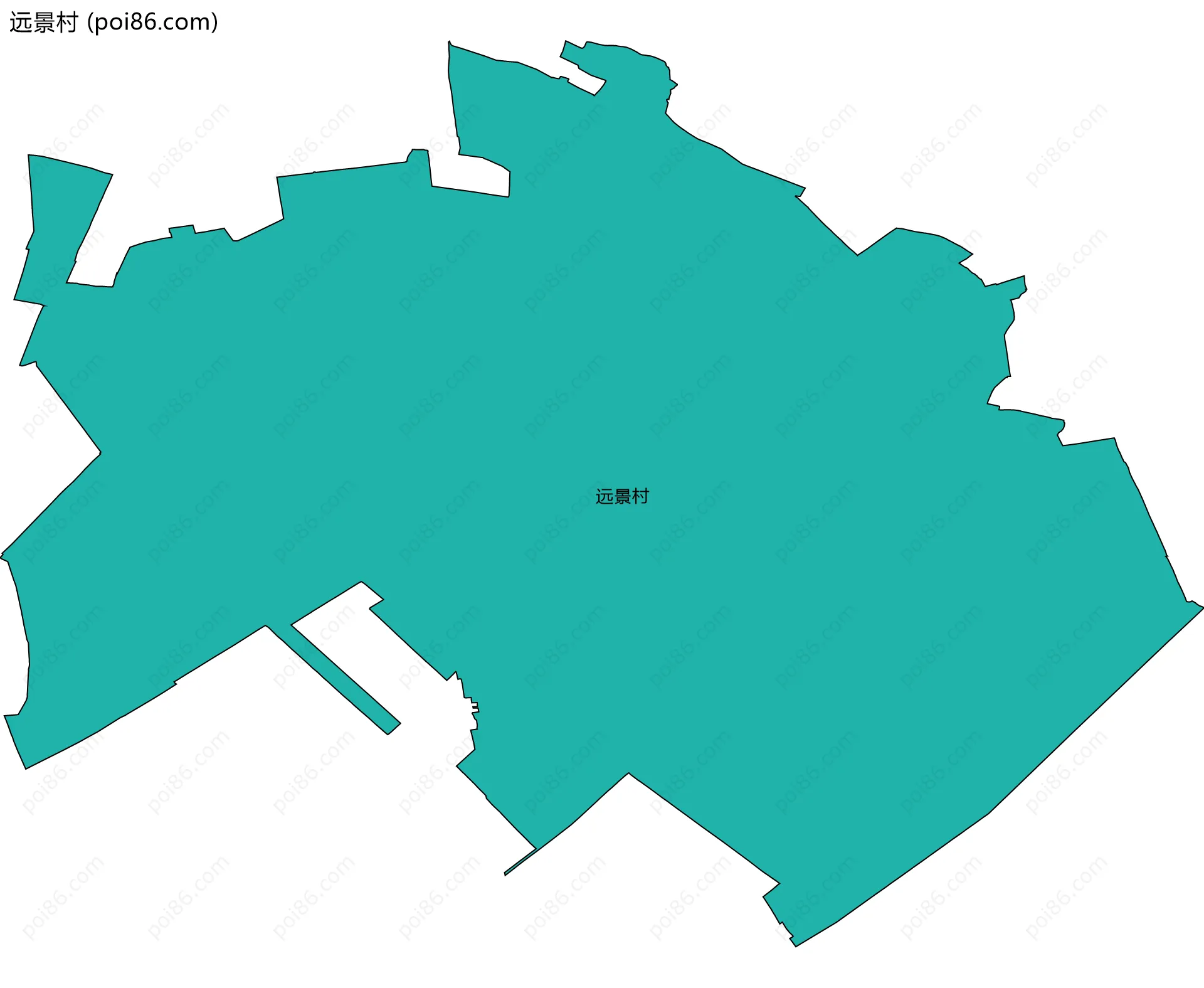 远景村边界地图