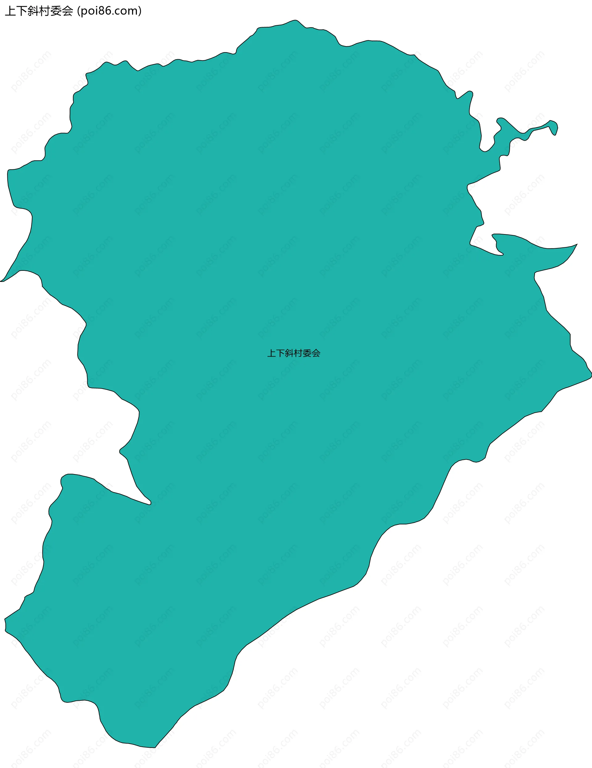 上下斜村委会边界地图