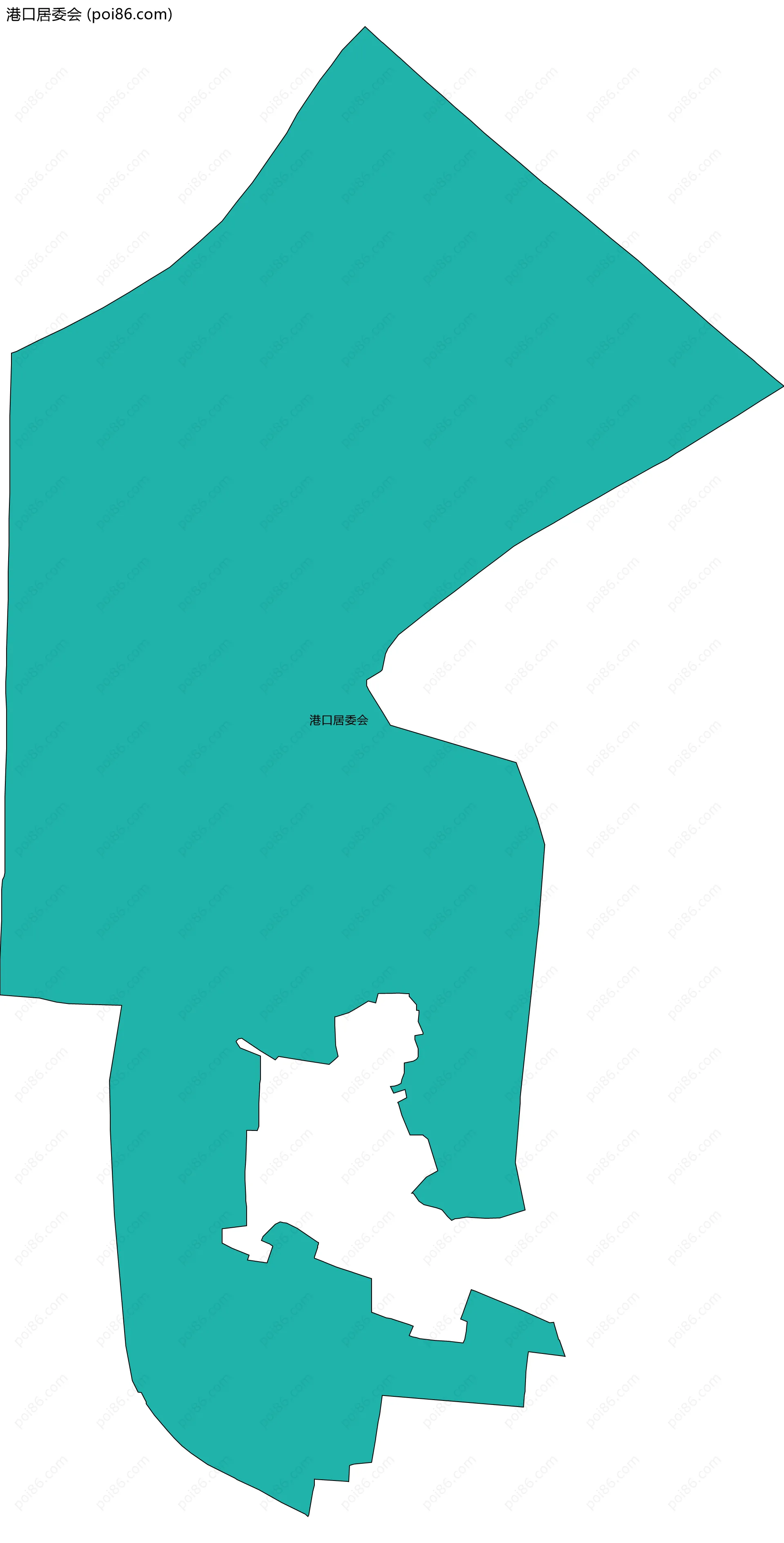 港口居委会边界地图