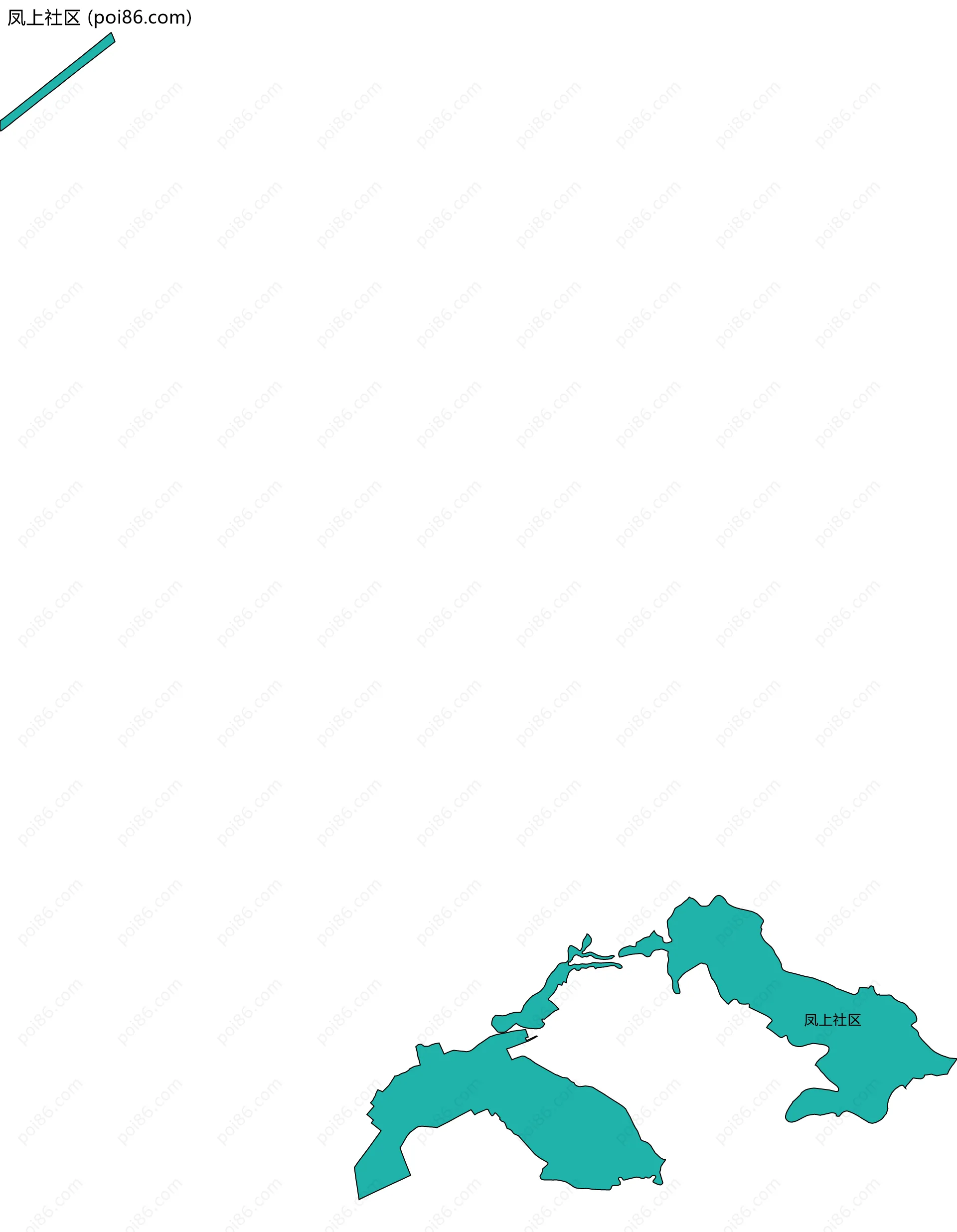 凤上社区边界地图