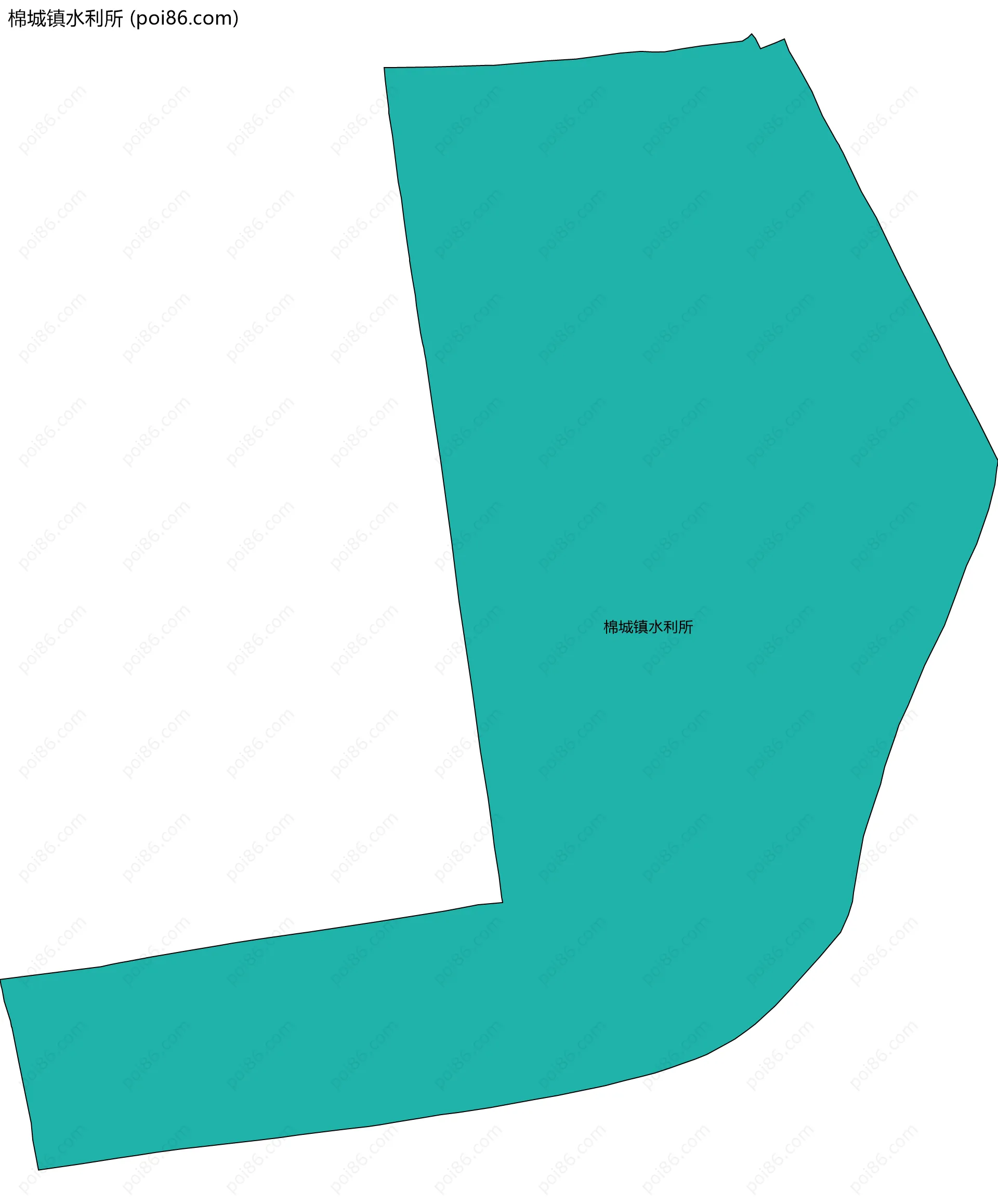 棉城镇水利所边界地图
