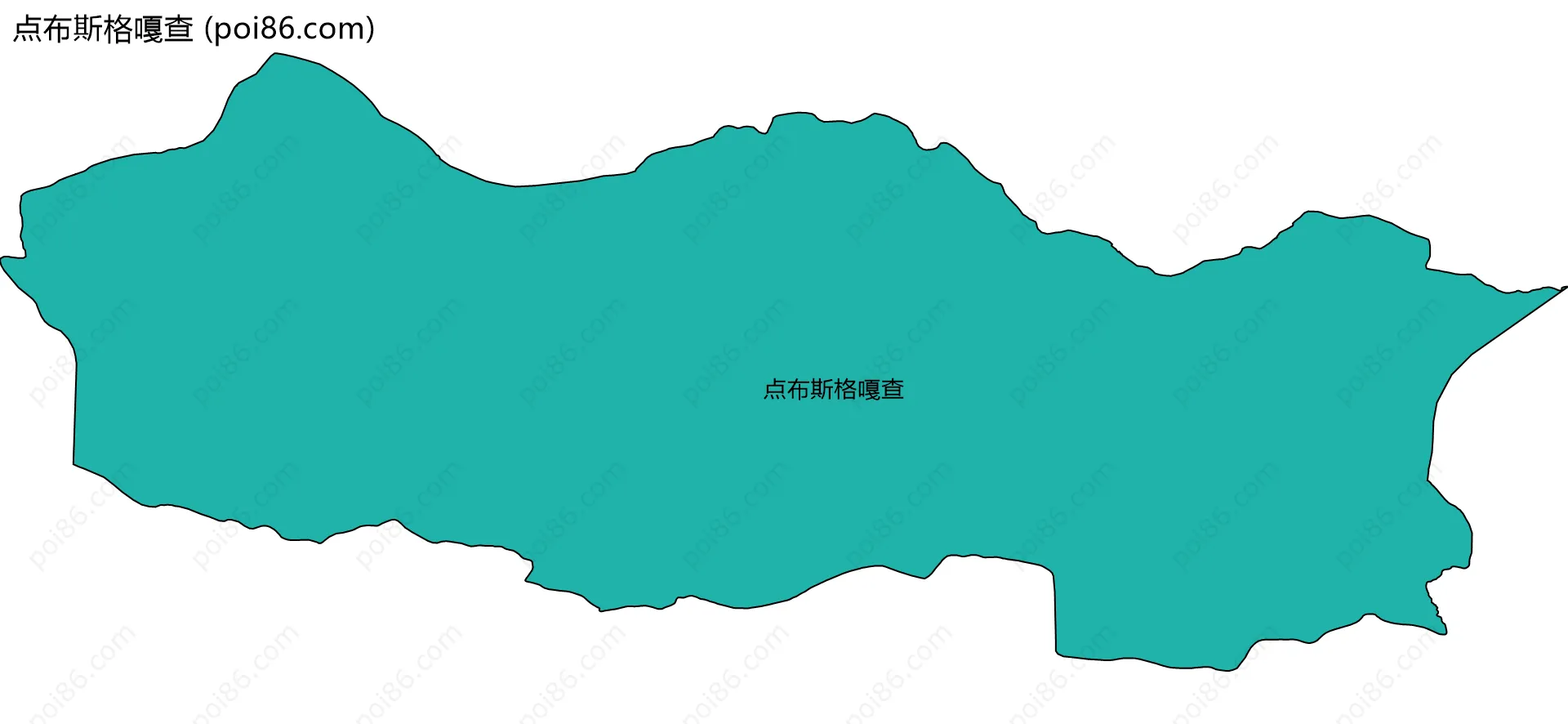 点布斯格嘎查边界地图