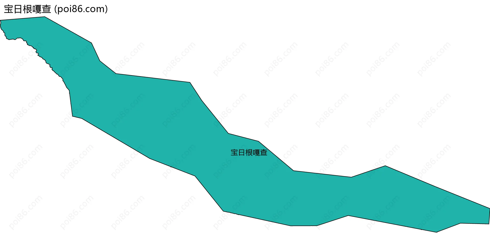 宝日根嘎查边界地图