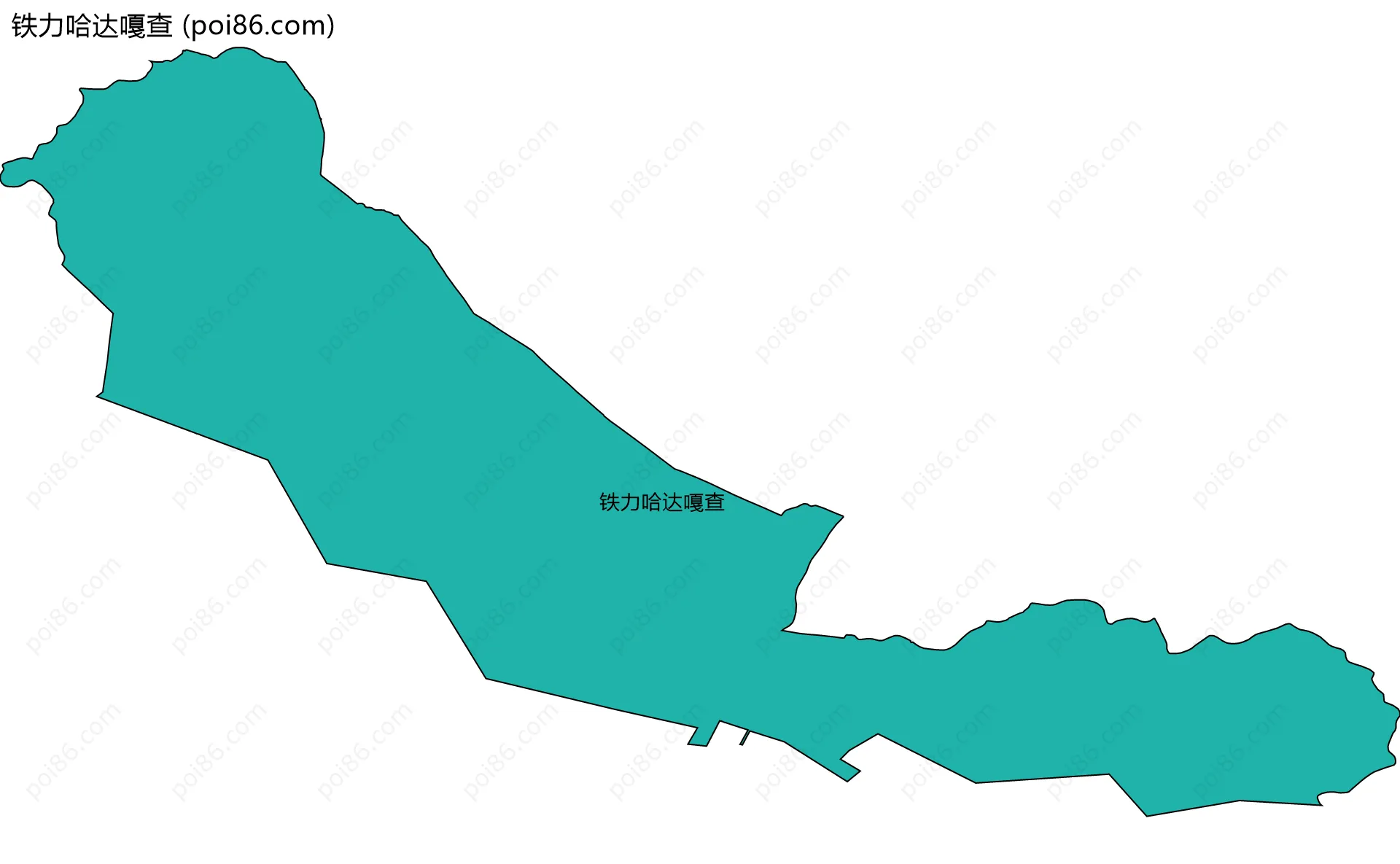铁力哈达嘎查边界地图