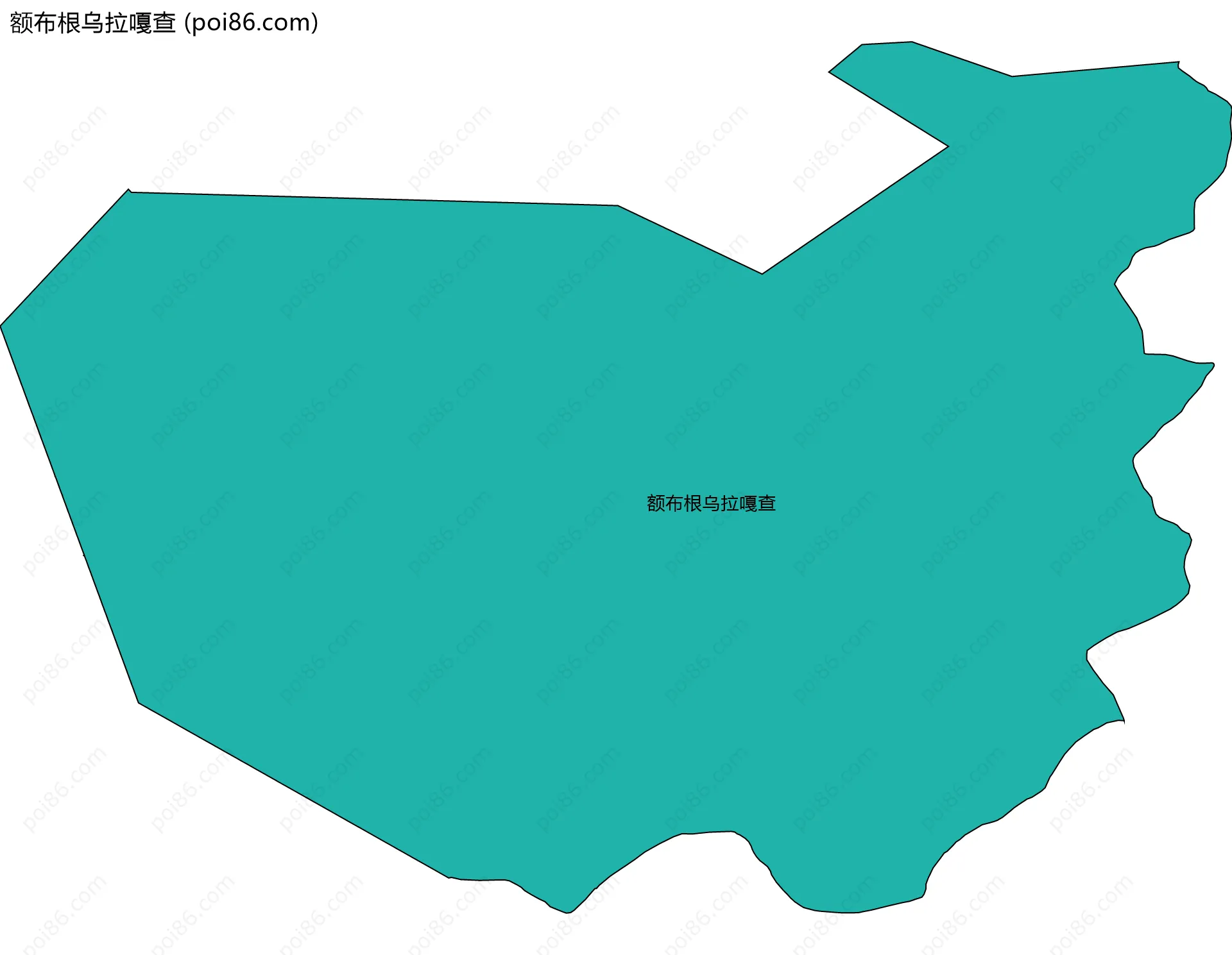 额布根乌拉嘎查边界地图