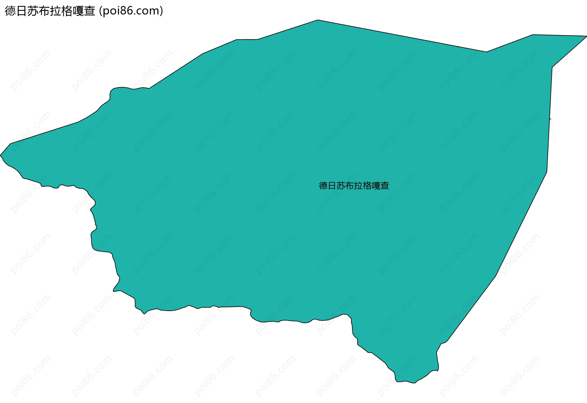 德日苏布拉格嘎查边界地图