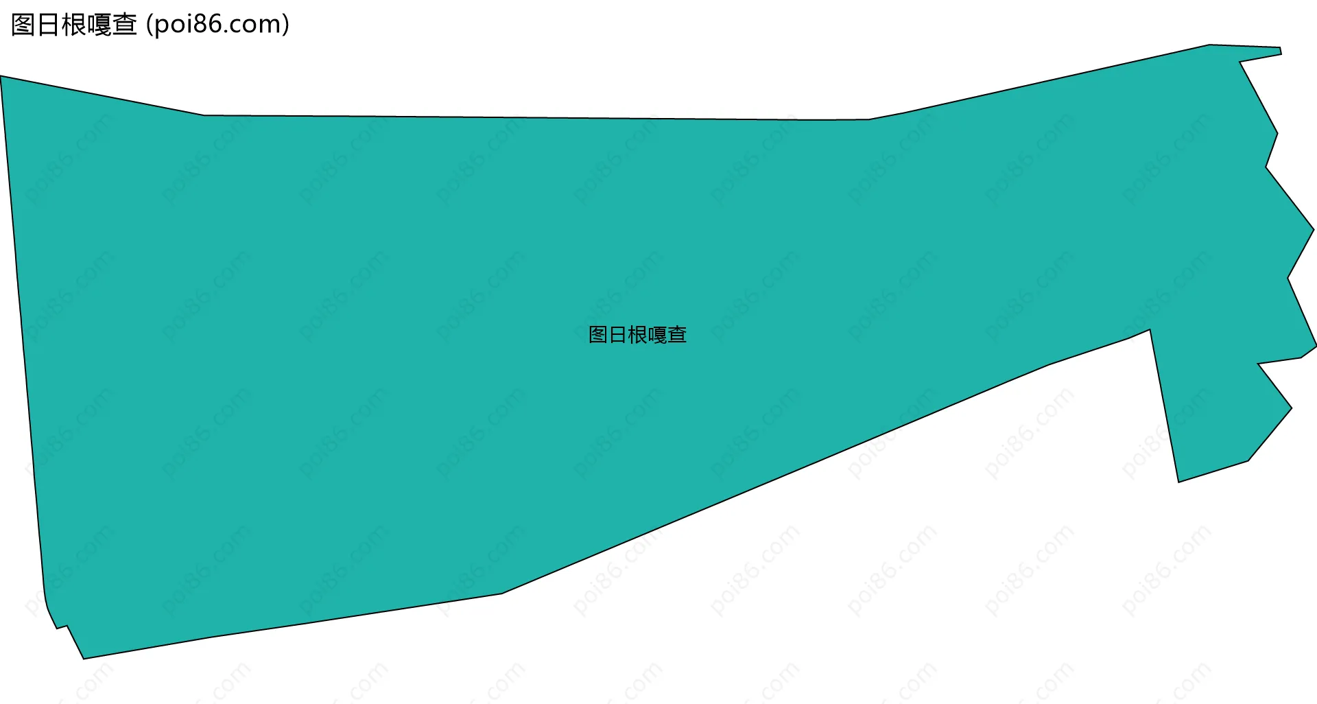 图日根嘎查边界地图