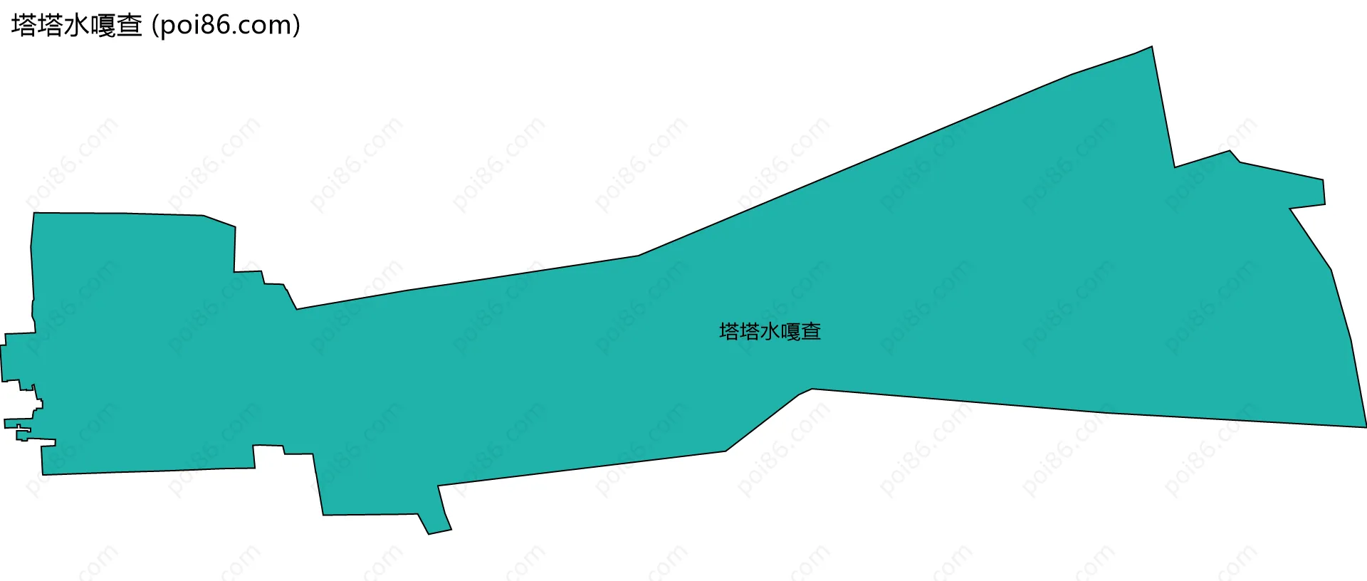 塔塔水嘎查边界地图