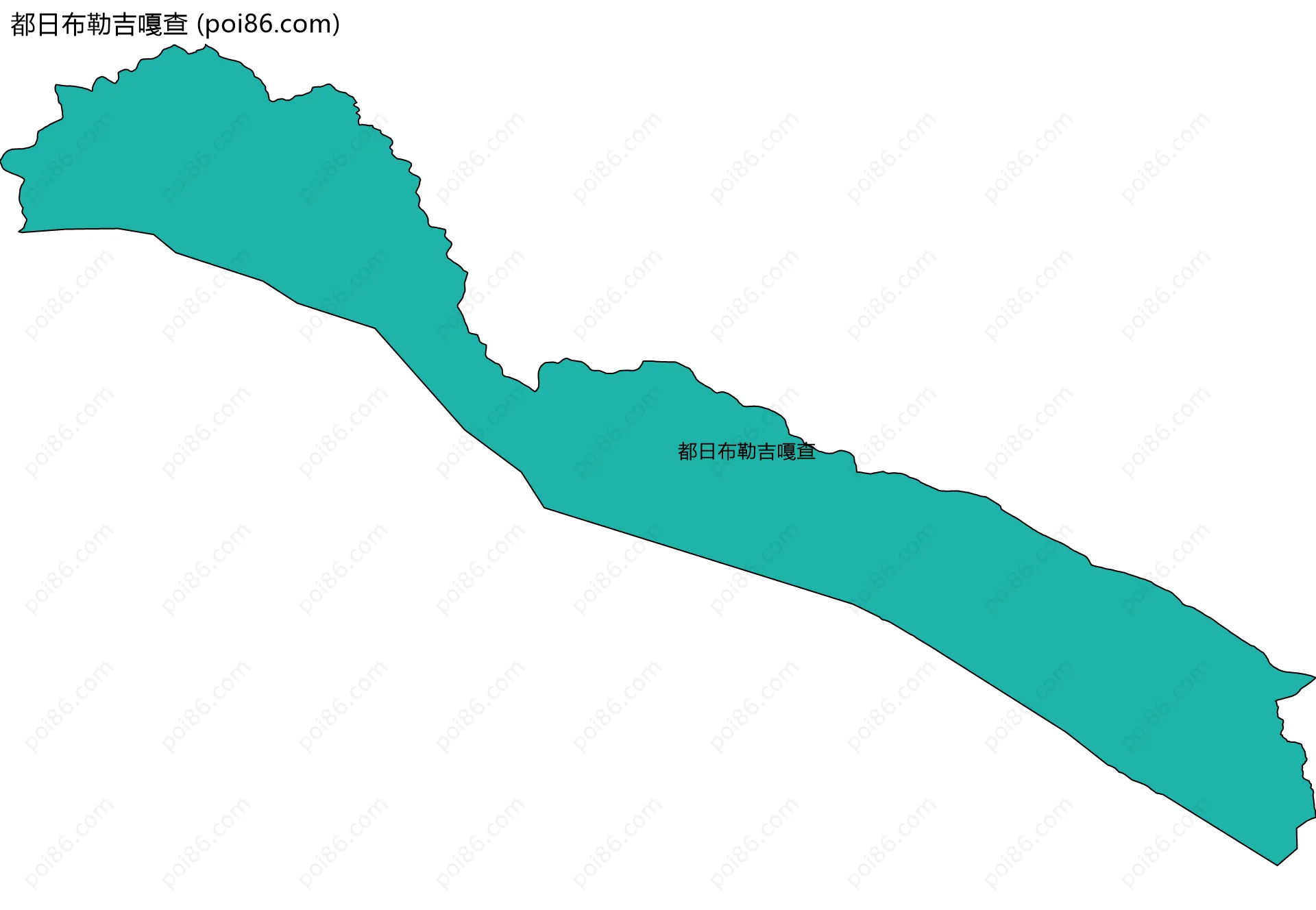 都日布勒吉嘎查边界地图