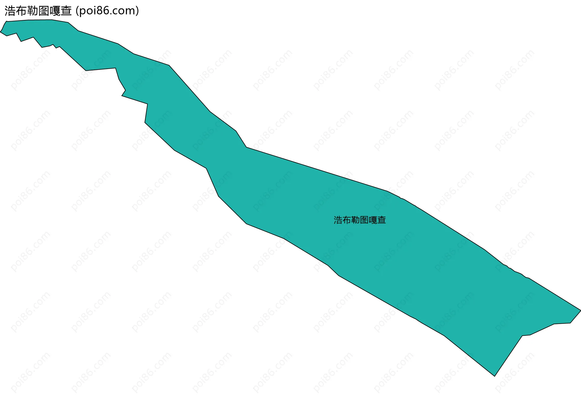 浩布勒图嘎查边界地图