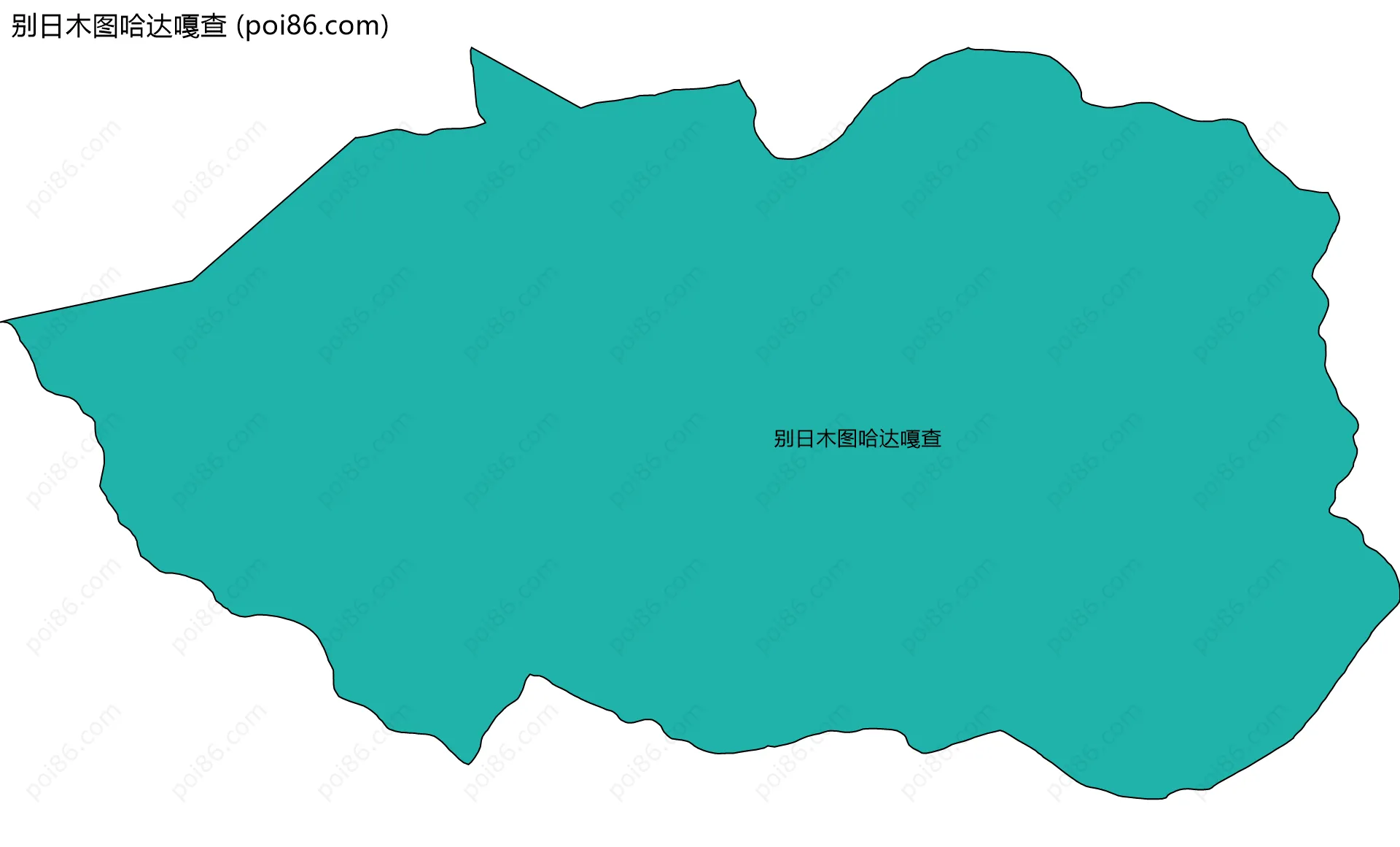 别日木图哈达嘎查边界地图